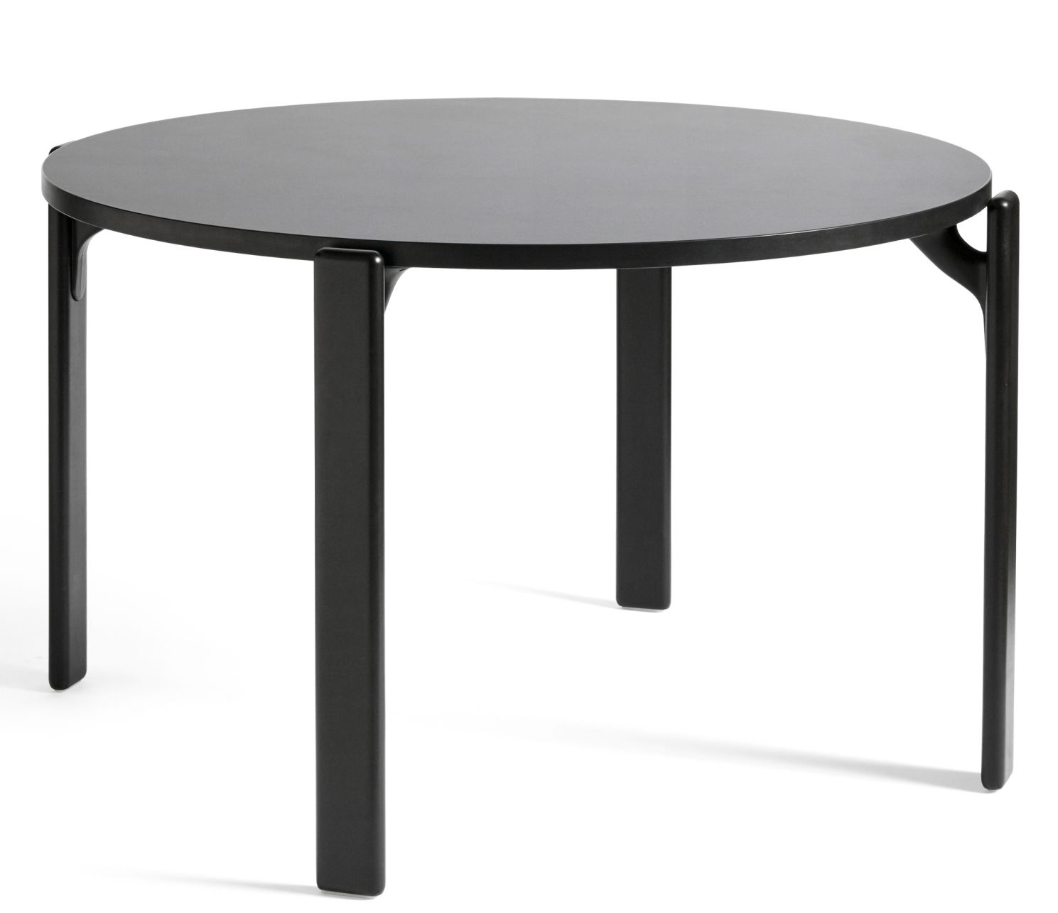 Rey Table Hay Deep black water-based lacquer / Laminate Vulcano