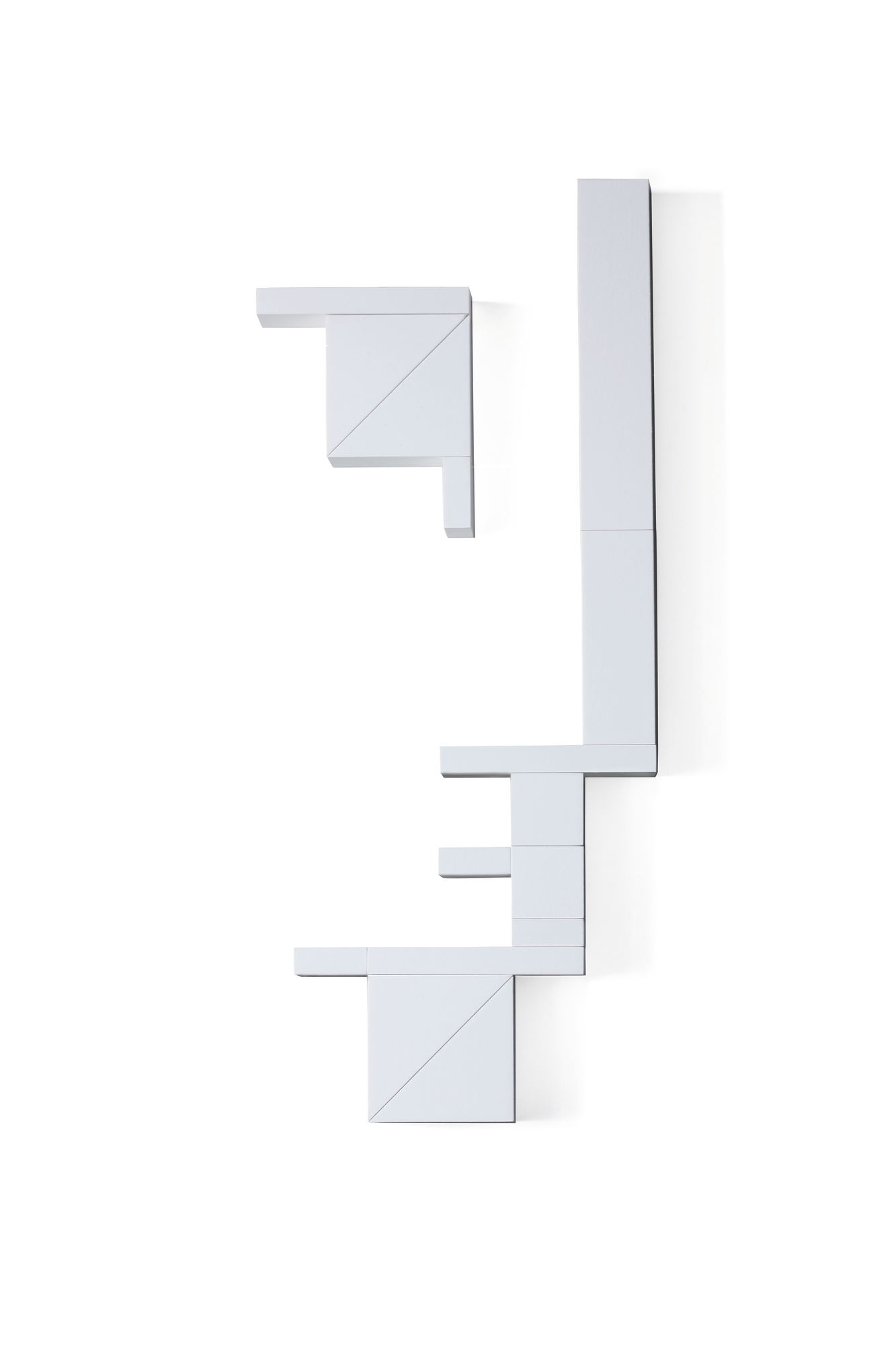 Bauhaus building game white Naef Spiele AG SINGLE PIECES