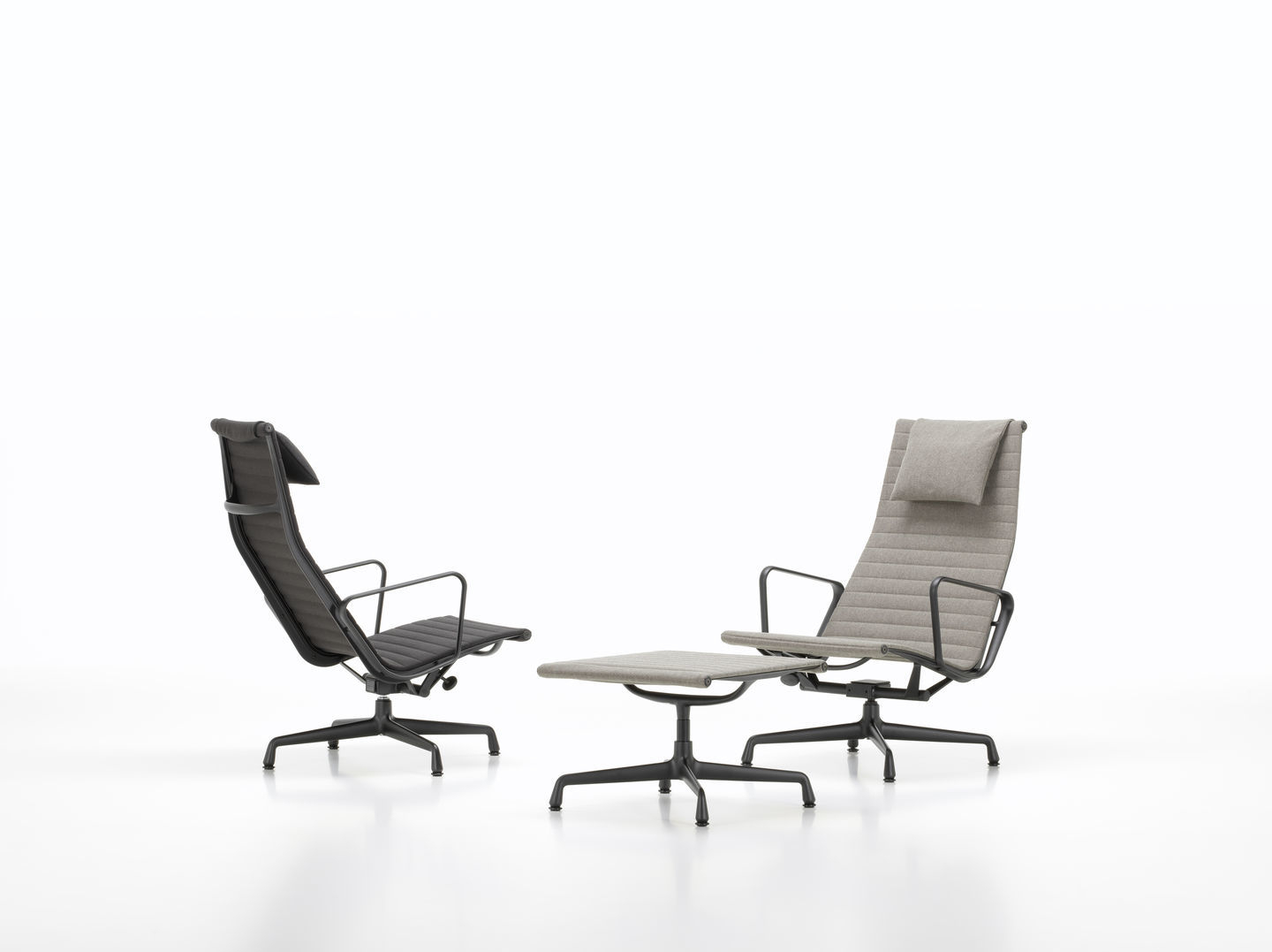 Aluminium Chair EA124 / EA 124 Armchair Vitra