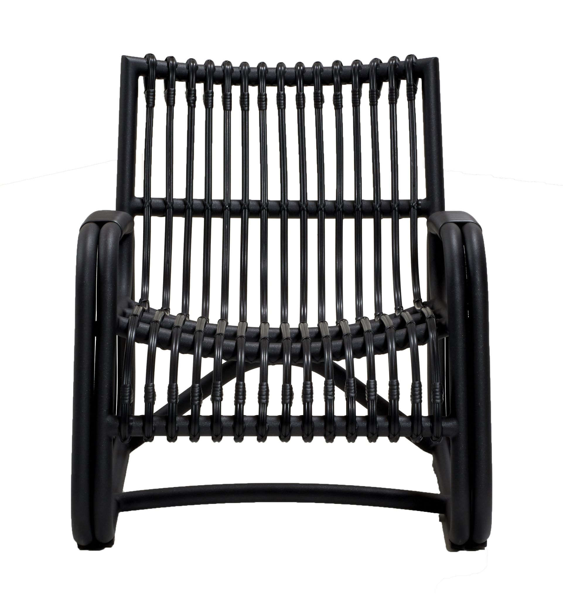 Curve Outdoor Lounge chair Lava grey  Cane-Line