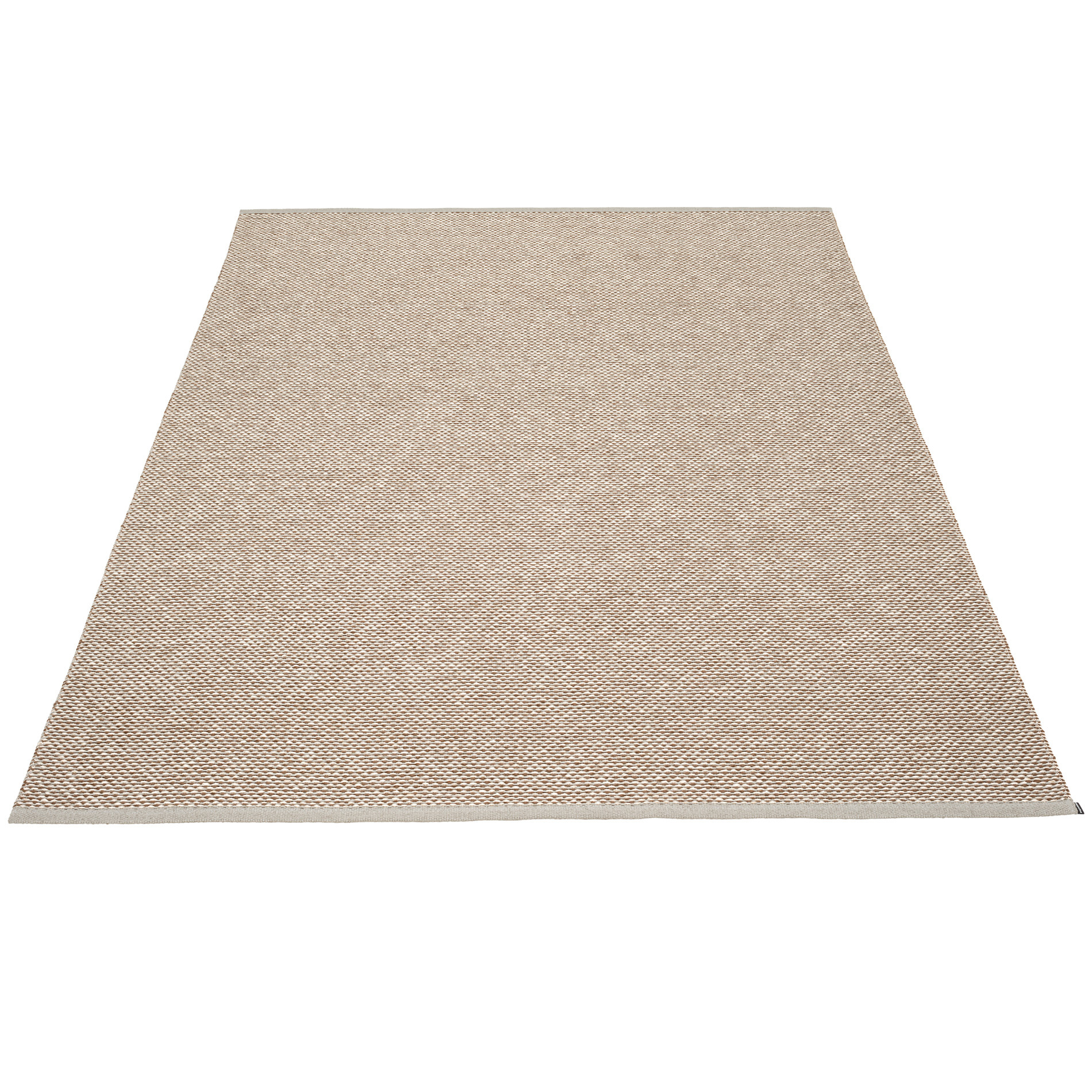 Effi Plastic rug 180x260 cm Warm grey Pappelina SINGLE PIECES