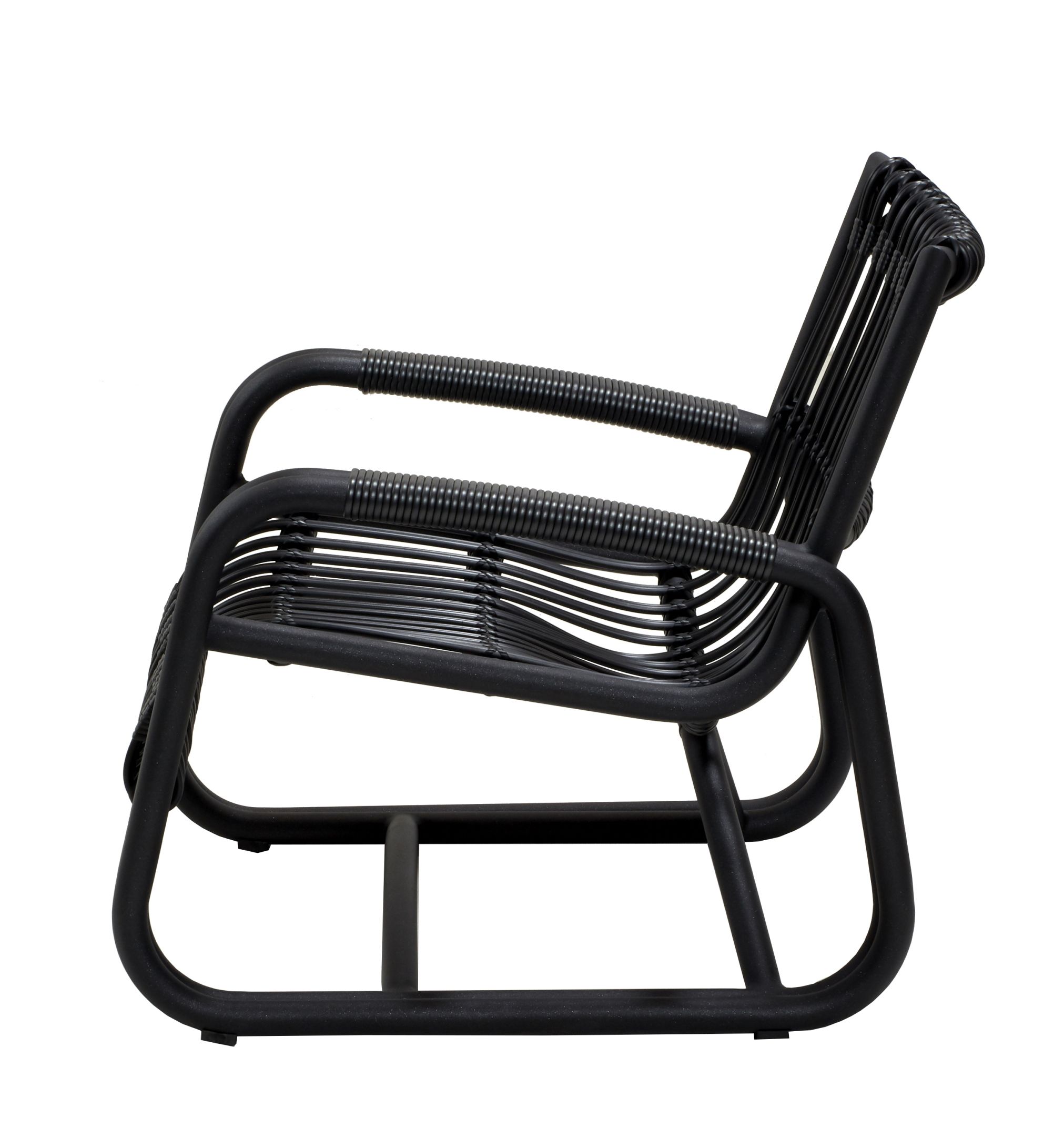 Curve Outdoor Lounge chair Lava grey  Cane-Line