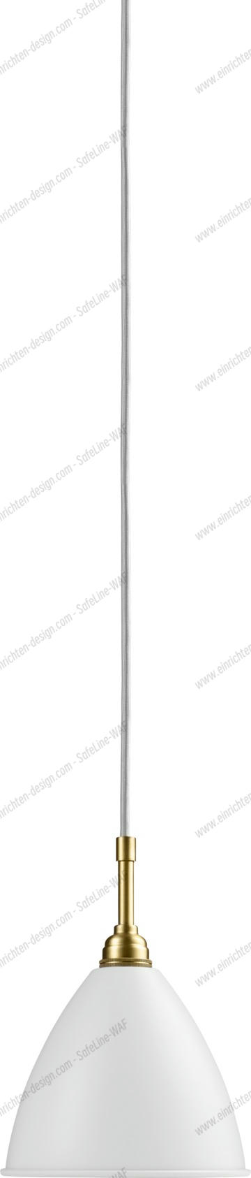 Bestlite BL 9 S pendant luminaire White / Brass Gubi Bestlite BL 9 S pendant luminaire White / Brass Gubi