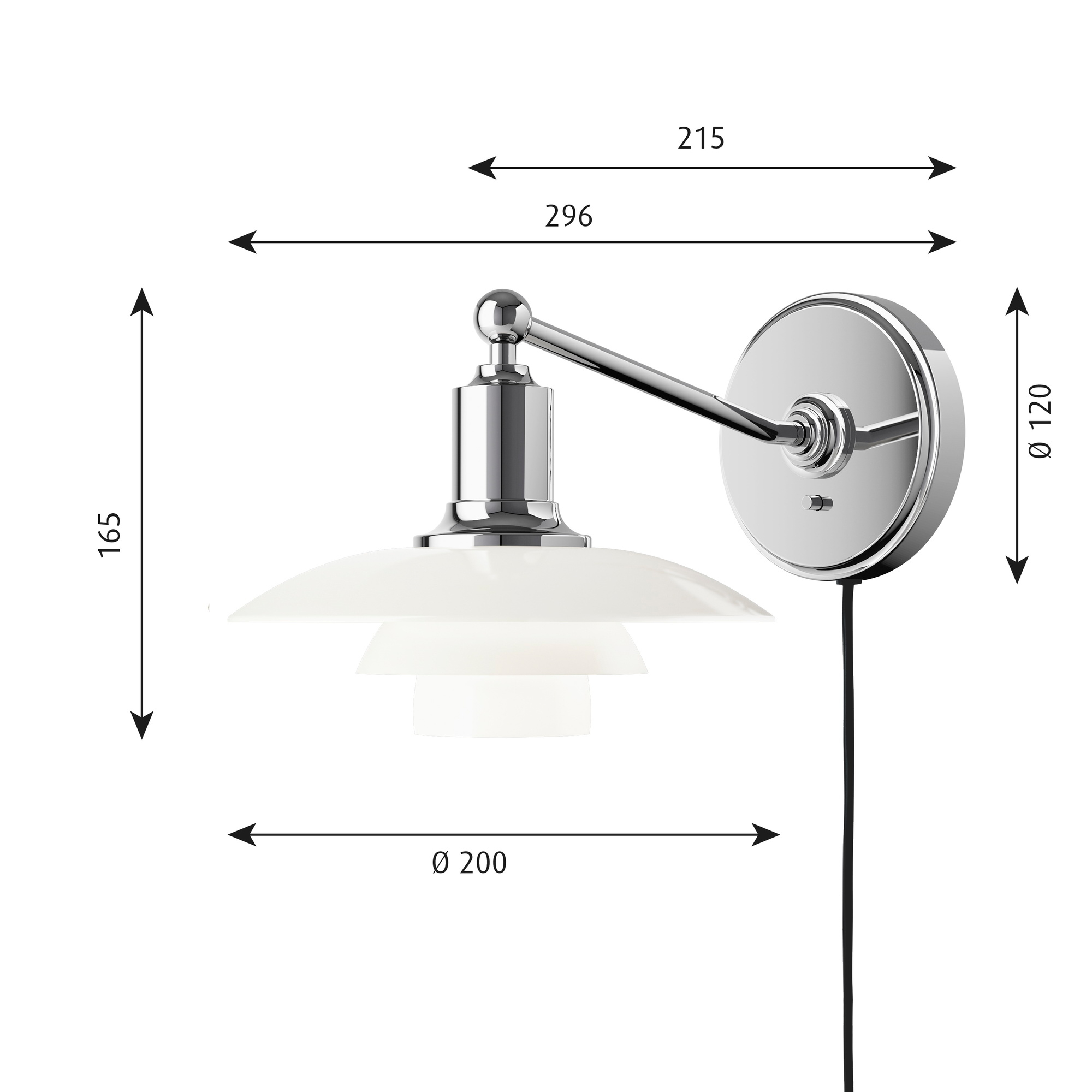 PH 2/1 Wall Lamp Louis Poulsen