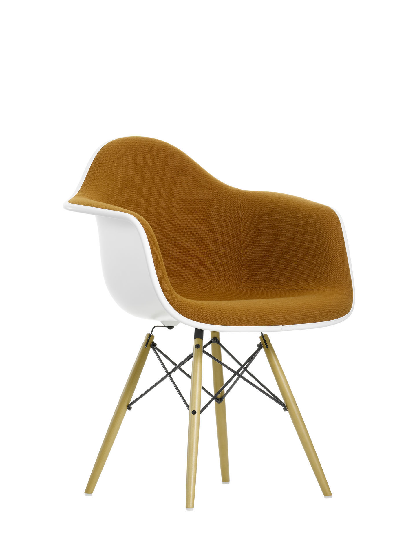 Eames Plastic Arm Chair DAW Chair Fully upholstered Vitra