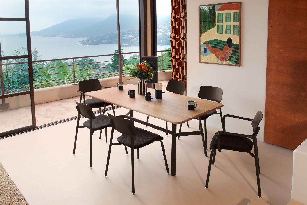 SO'O / SO O Oak dining table 180 × 90 cm Indoor Fermob