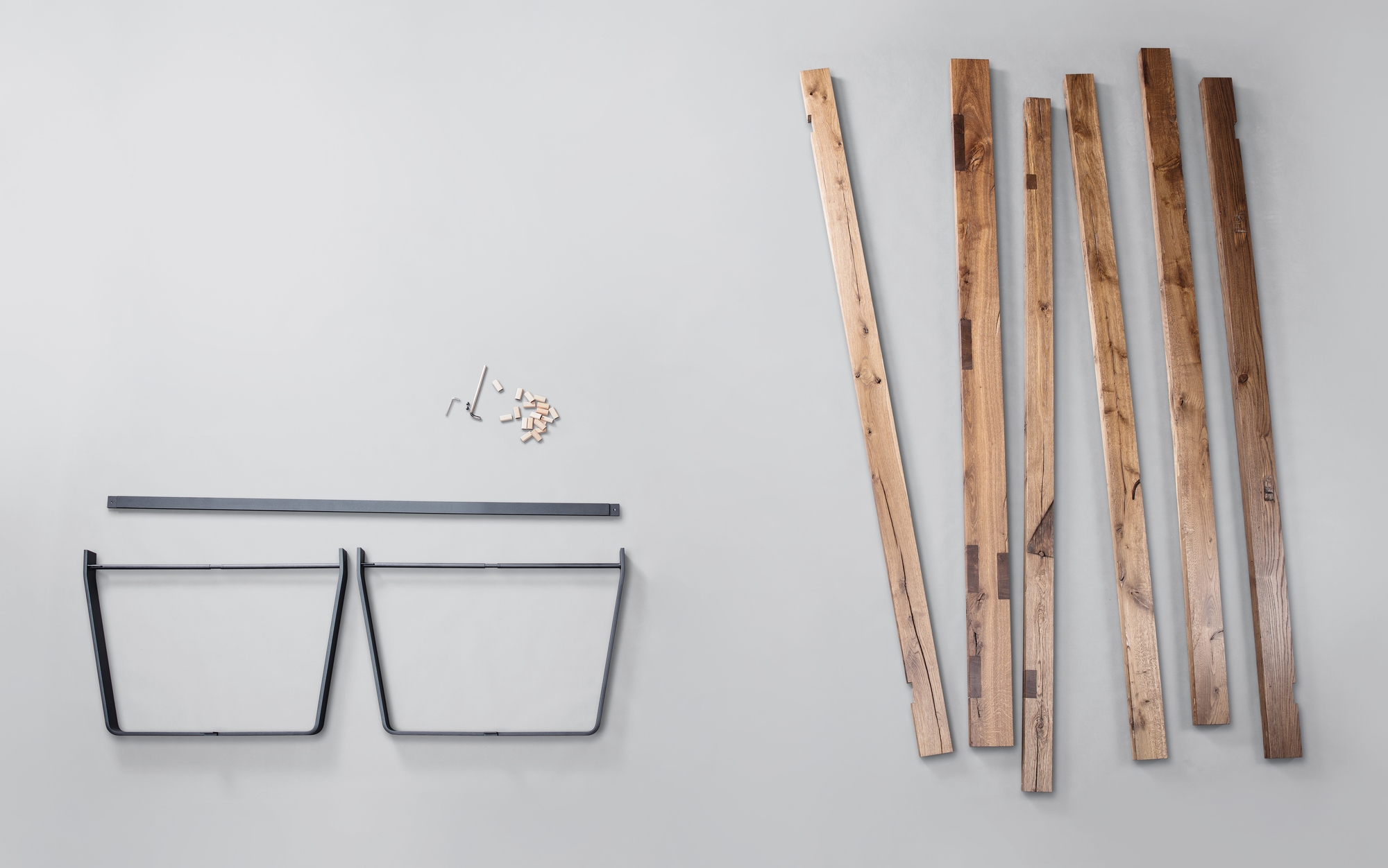 BB 11 Clamp table oak raw/oiled Janua