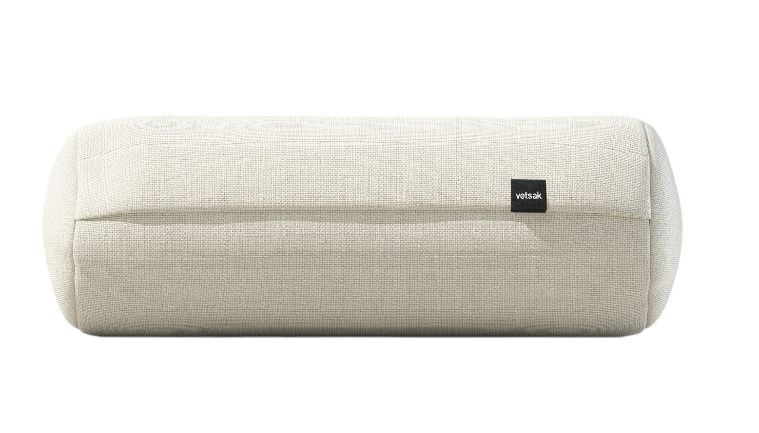 Vetsak Noodle Pillow Pique Outdoor Kissen in Beige, rechteckiges Dekokissen für Garten und Terrasse.
