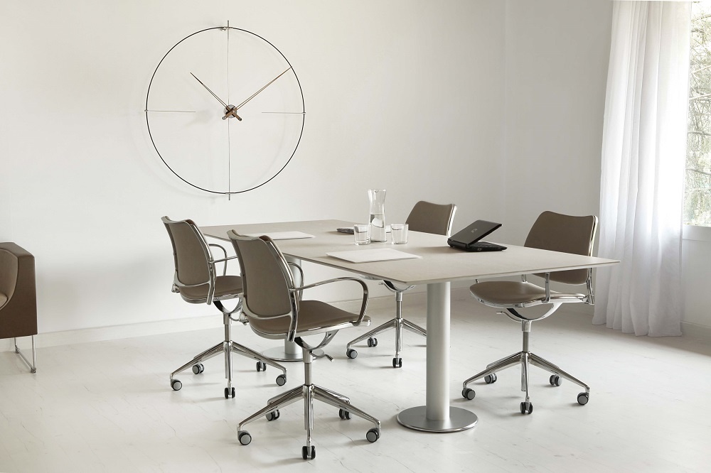 Bilbao N/ L Wall Clock nomon Black-White