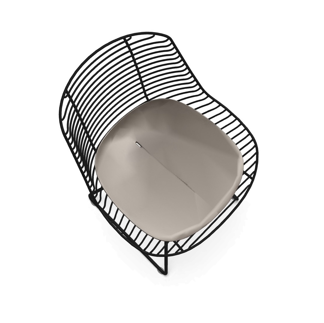 Pad Indoor/Outdoor Seat Cushion for Flow Filo Chair MDF Italia