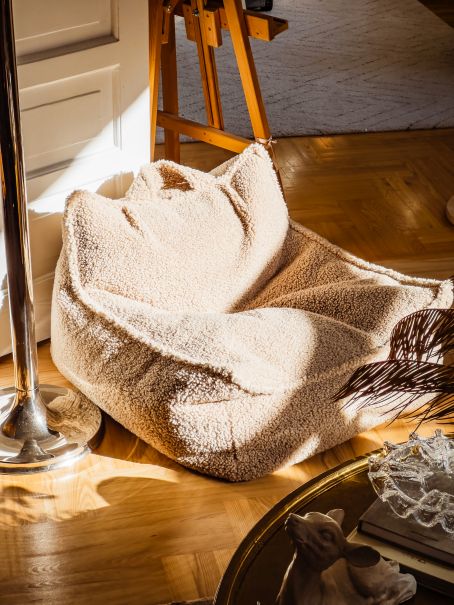 Children's beanbag armchair teddy fabric Wigiwama