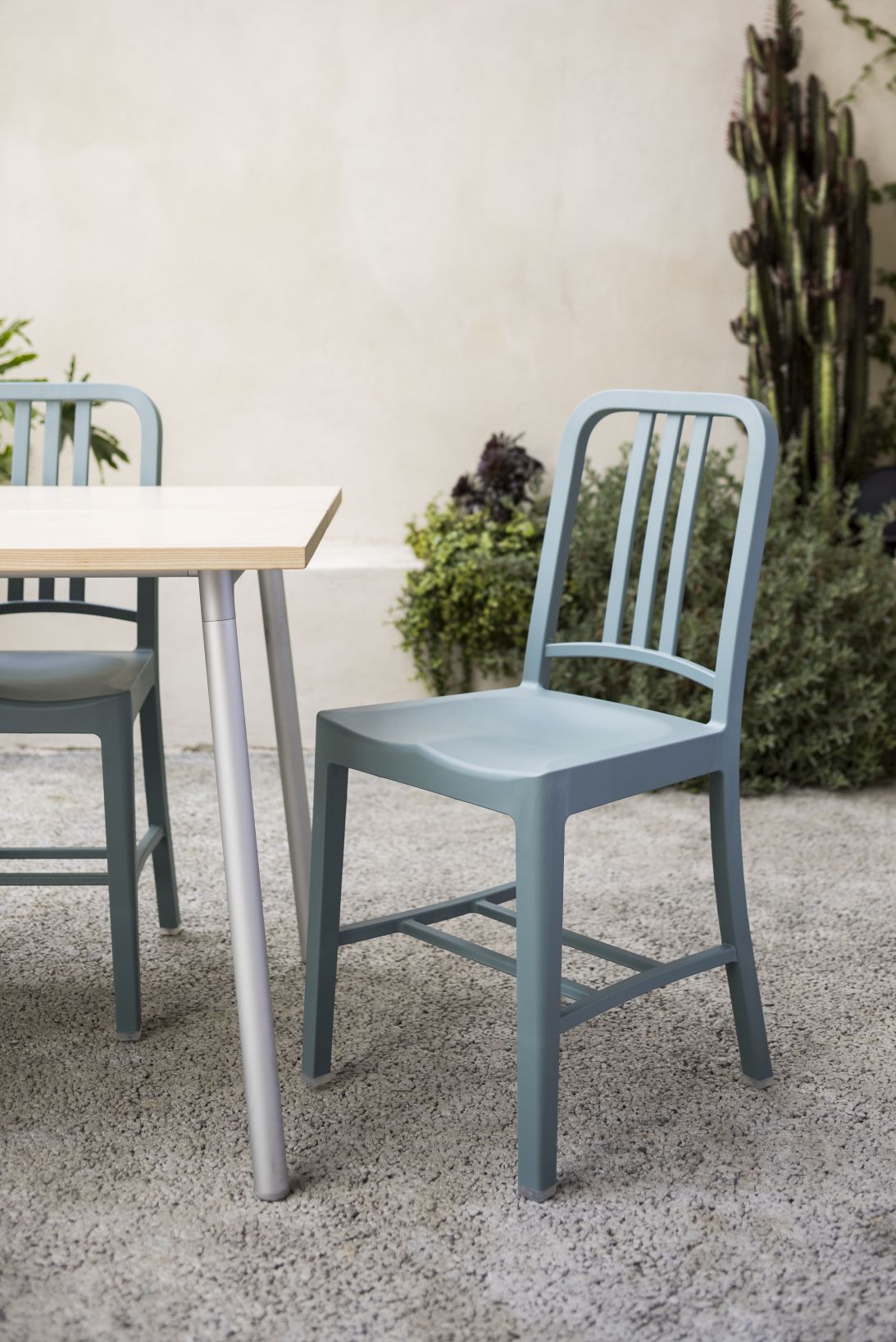 111 Navy Chair Emeco Flint