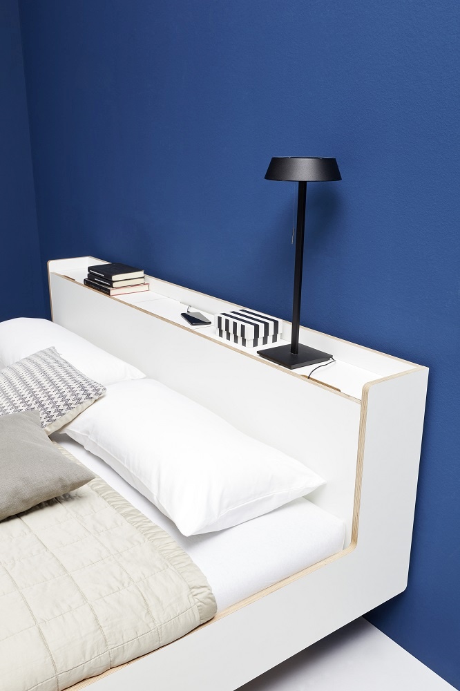 Nook Single Bed Anthracite Müller Möbelwerkstätten 