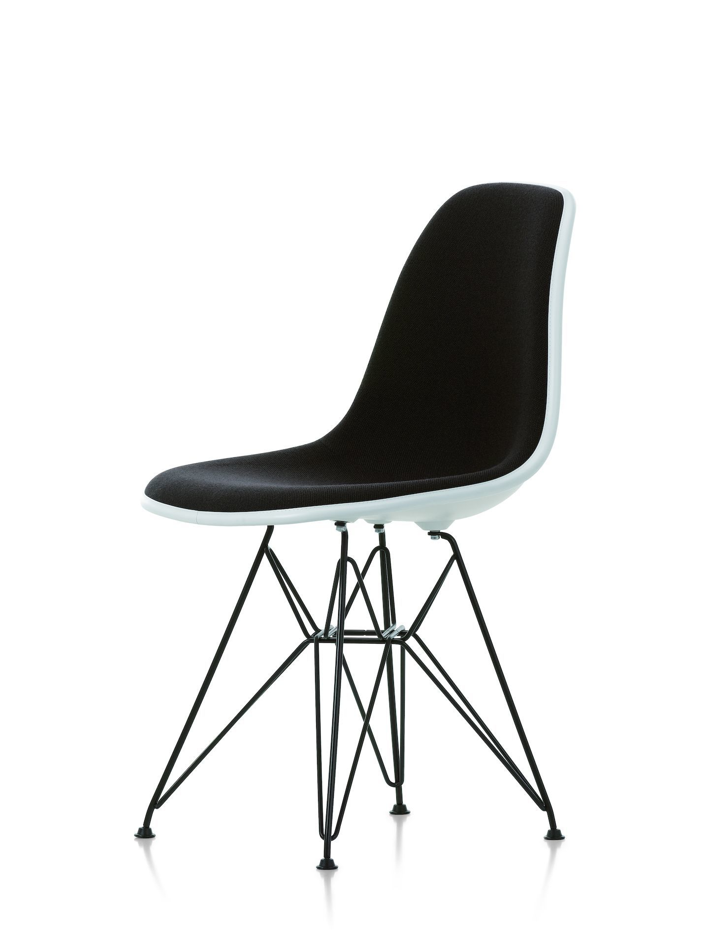 Eames Plastic Side Chair DSR Chair Fully upholstered Vitra