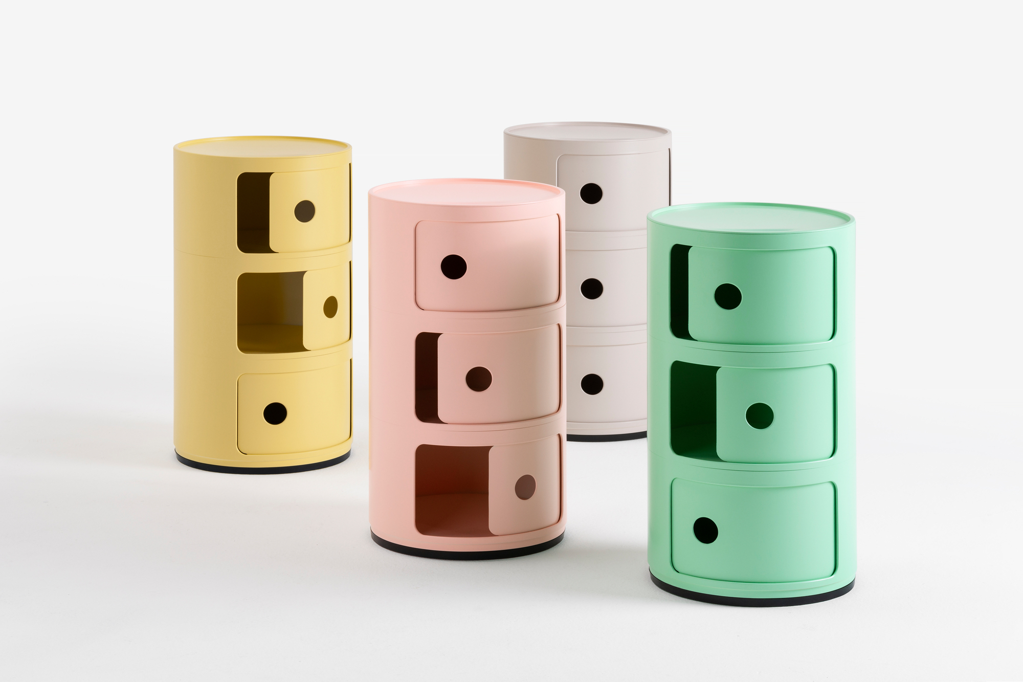 Componibili BIO 5970 3-piece element GREEN Kartell SINGLE PIECES