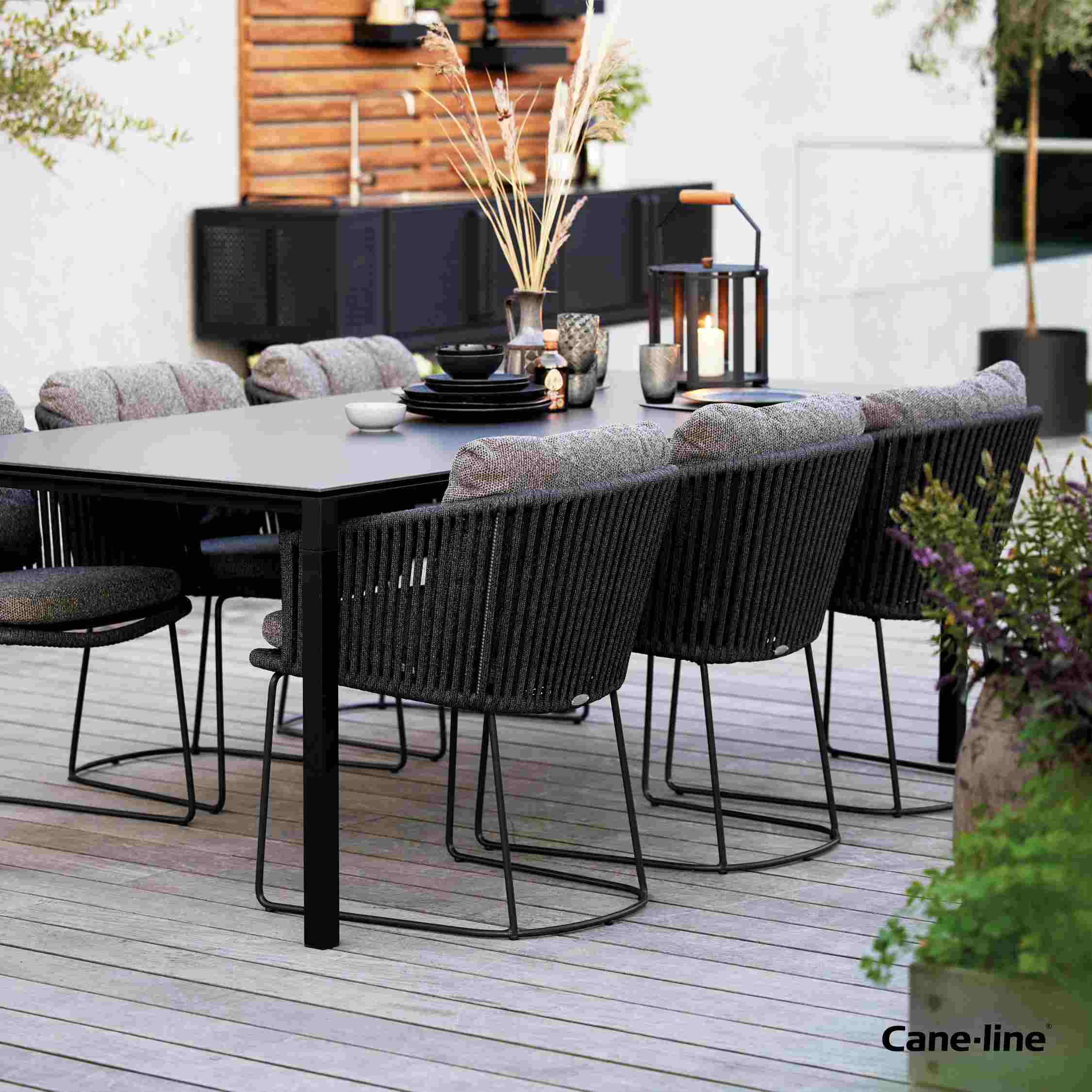 Moments Chair Cane-Line Grey