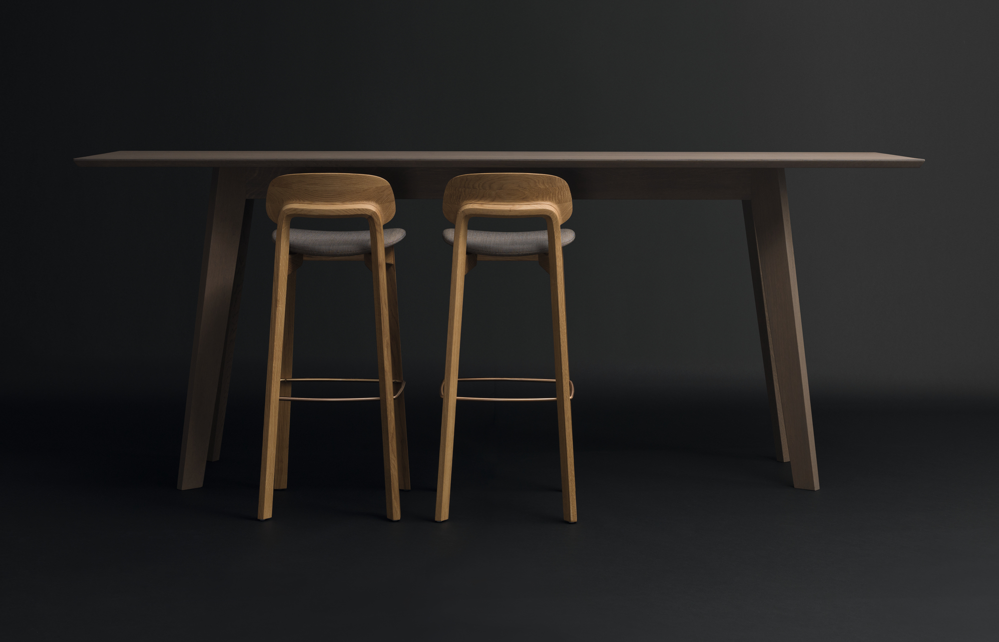 Nonoto Bar bar stool seat height 80 oak Zeitraum