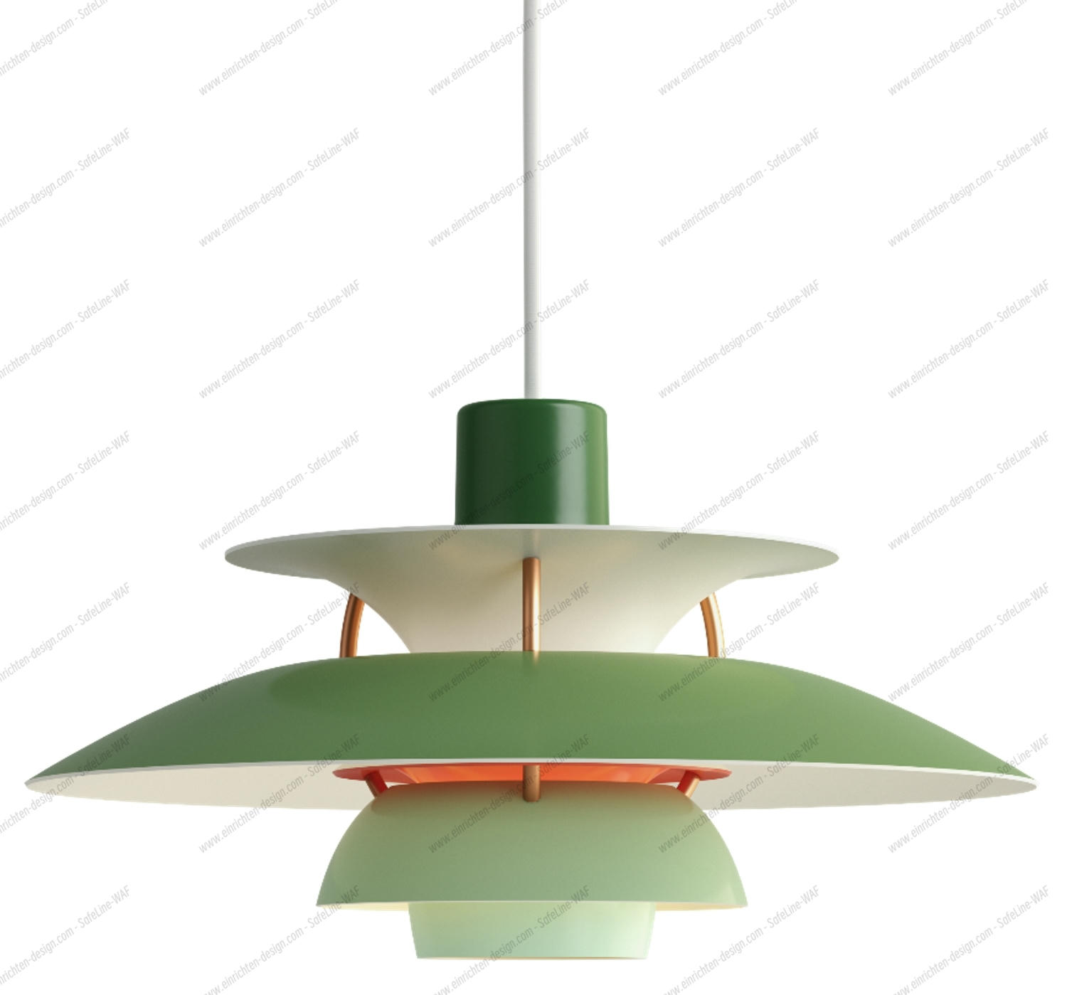 PH 5 Mini Pendelleuchte Louis Poulsen-Hues grün