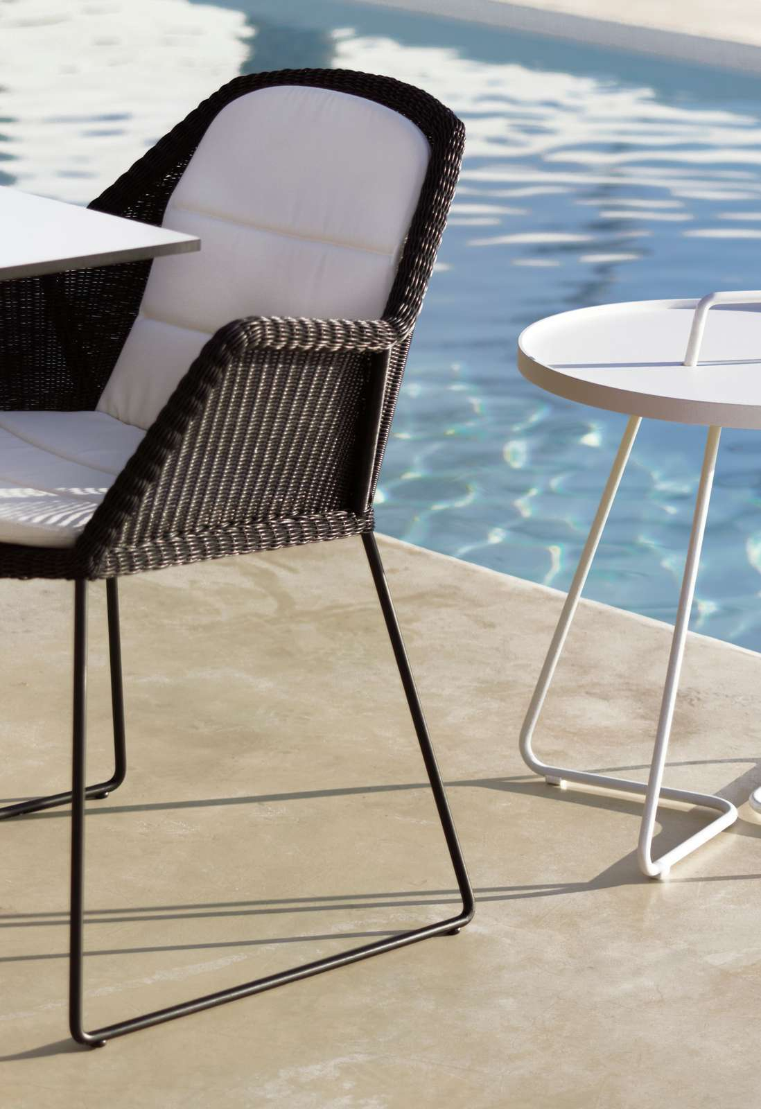 Breeze Outdoor Chair Skid Frame Set of 2 Cane-Line