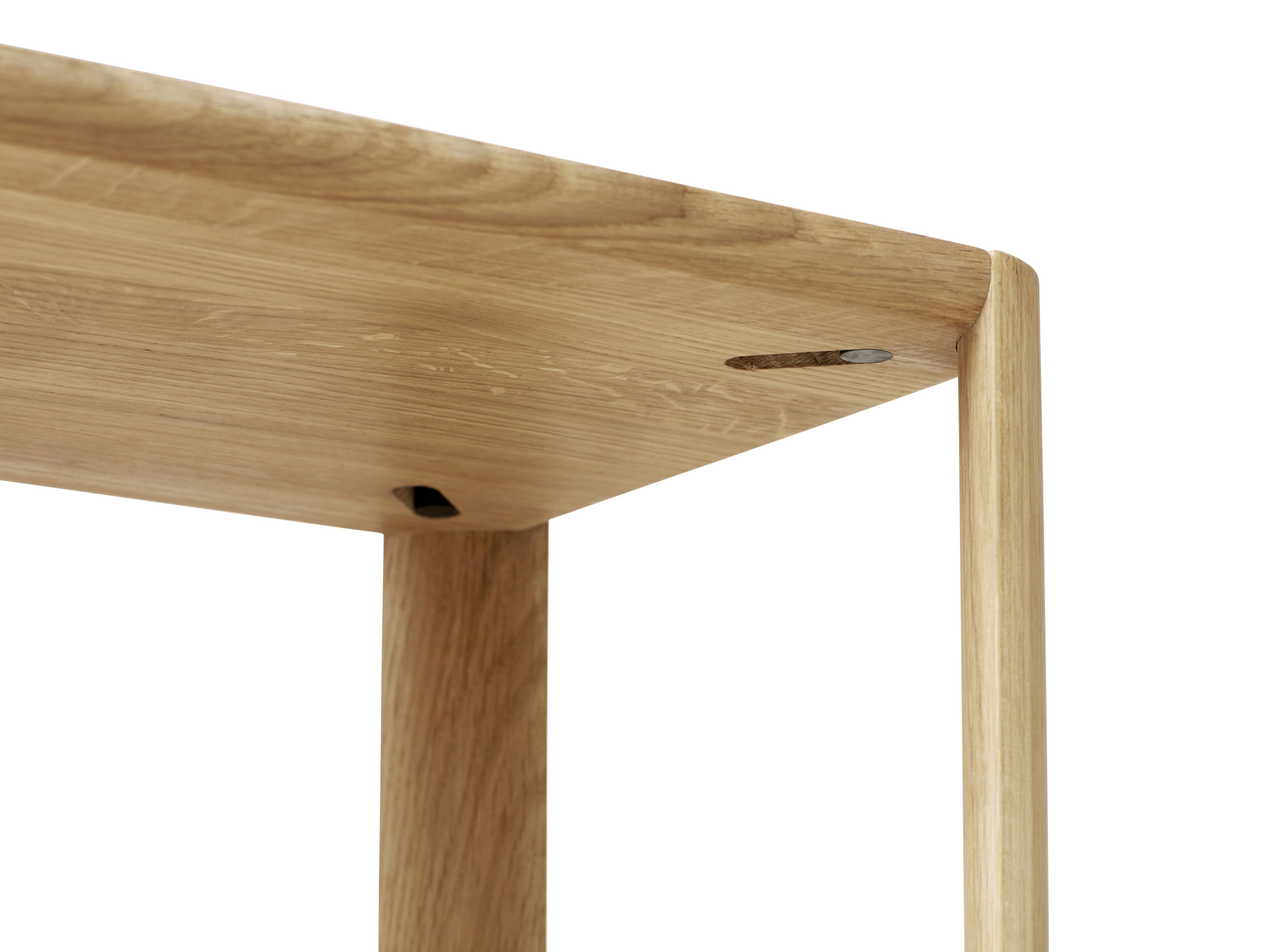 Leaf Shelf 2x2 Oak white oiled Form & Refine