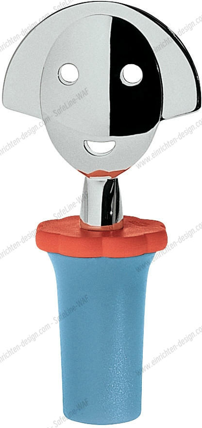 Anna Stop 2 AAM06 Bottle stopper Alessi Light blue