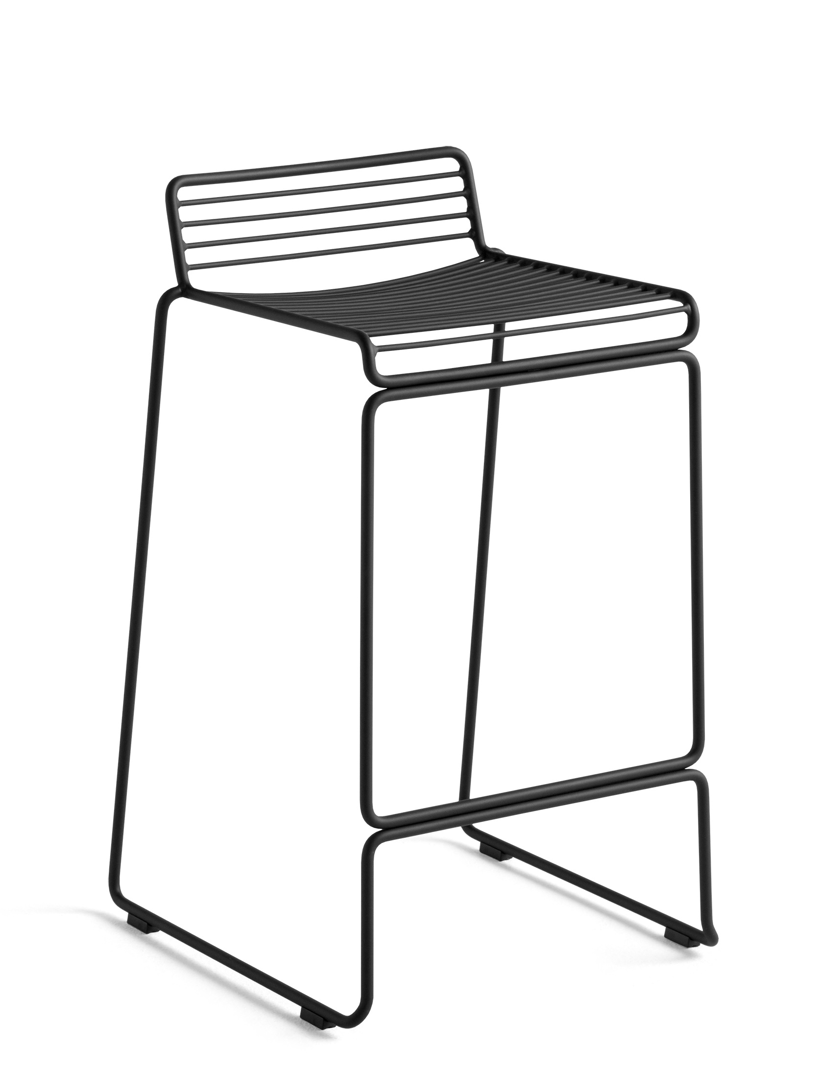 Hee Bar Stool Bar stool H65 cm BLACK Hay SINGLE PIECES