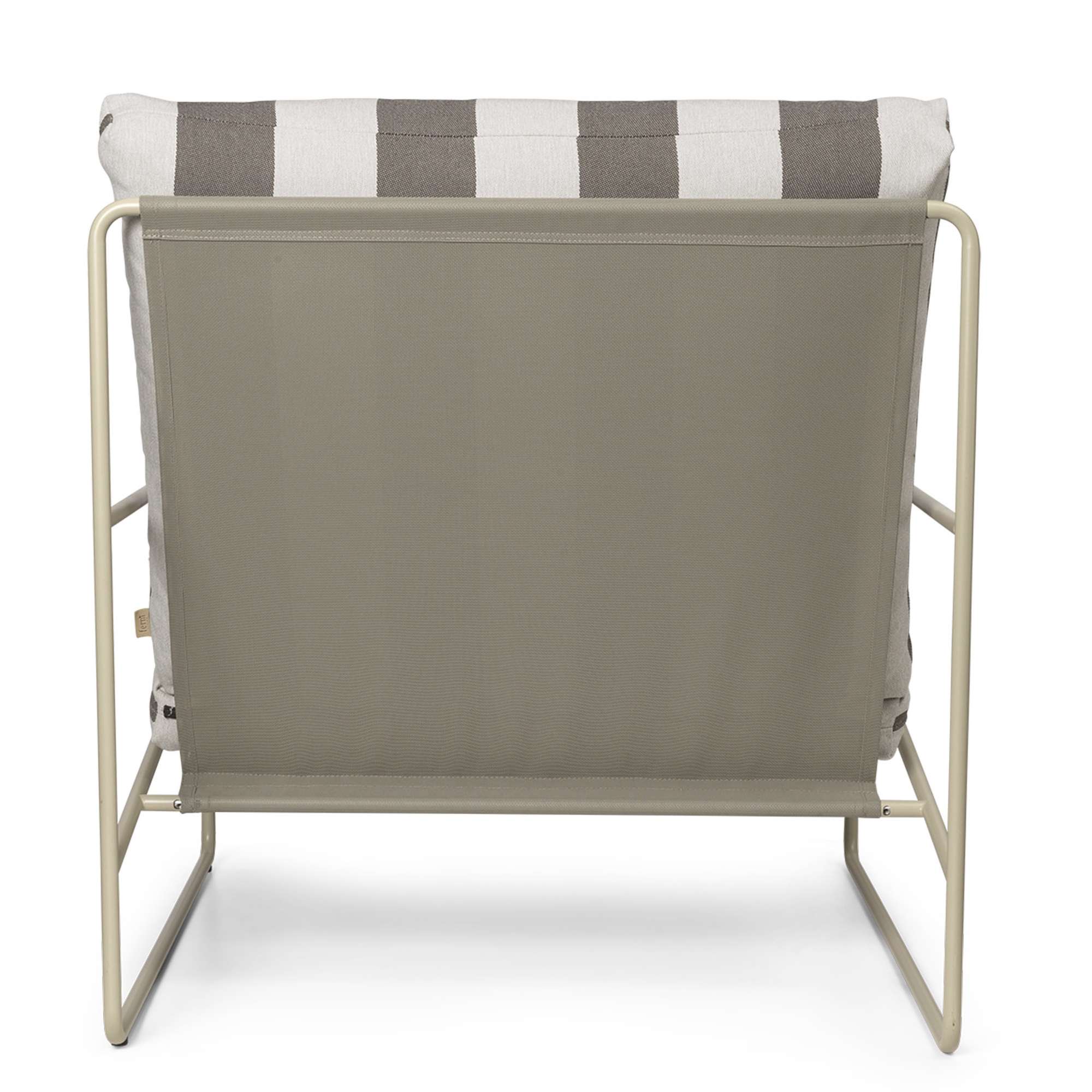 Desert 1 Seater Outdoor Armchair Stripes Frame Cashmere Ferm Living