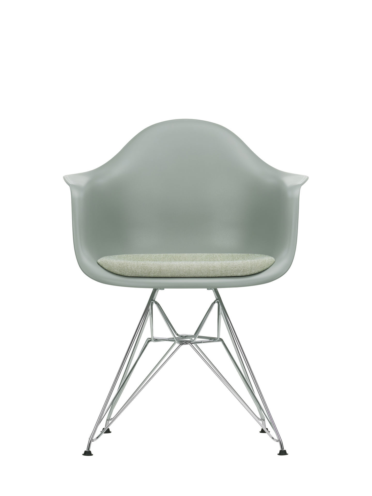 Eames Plastic Arm Chair DAR Chair with seat cushion Vitra
