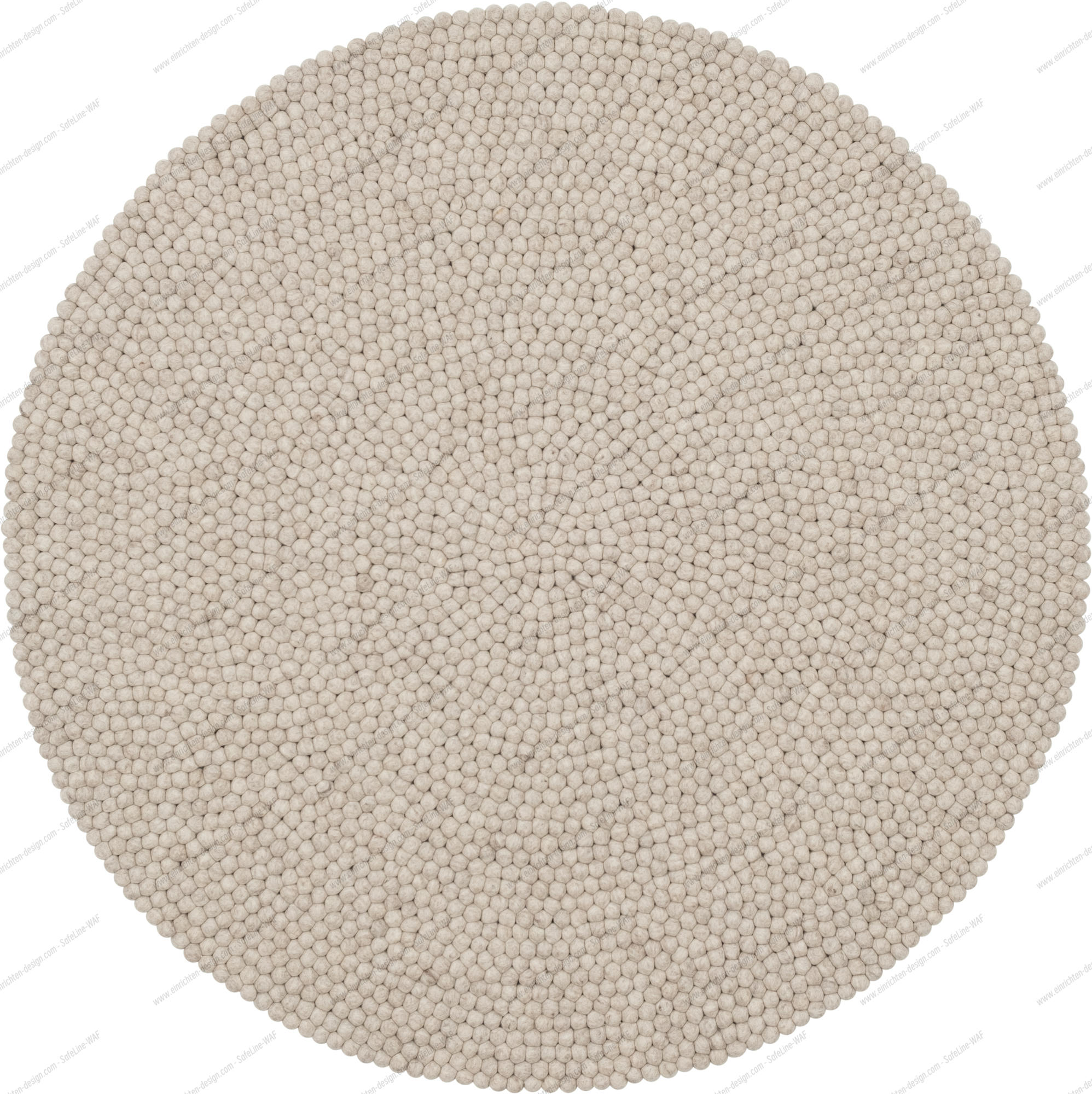 Felt ball Carpet round 180 cm myfelt Bela