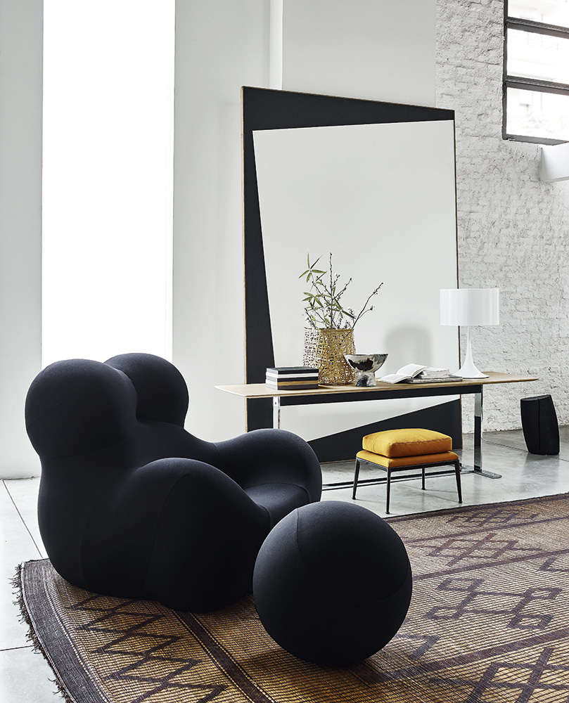 La Mamma UP5 and UP6 Chair Colored Serie 2000 B&B Italia SINGLE PIECES