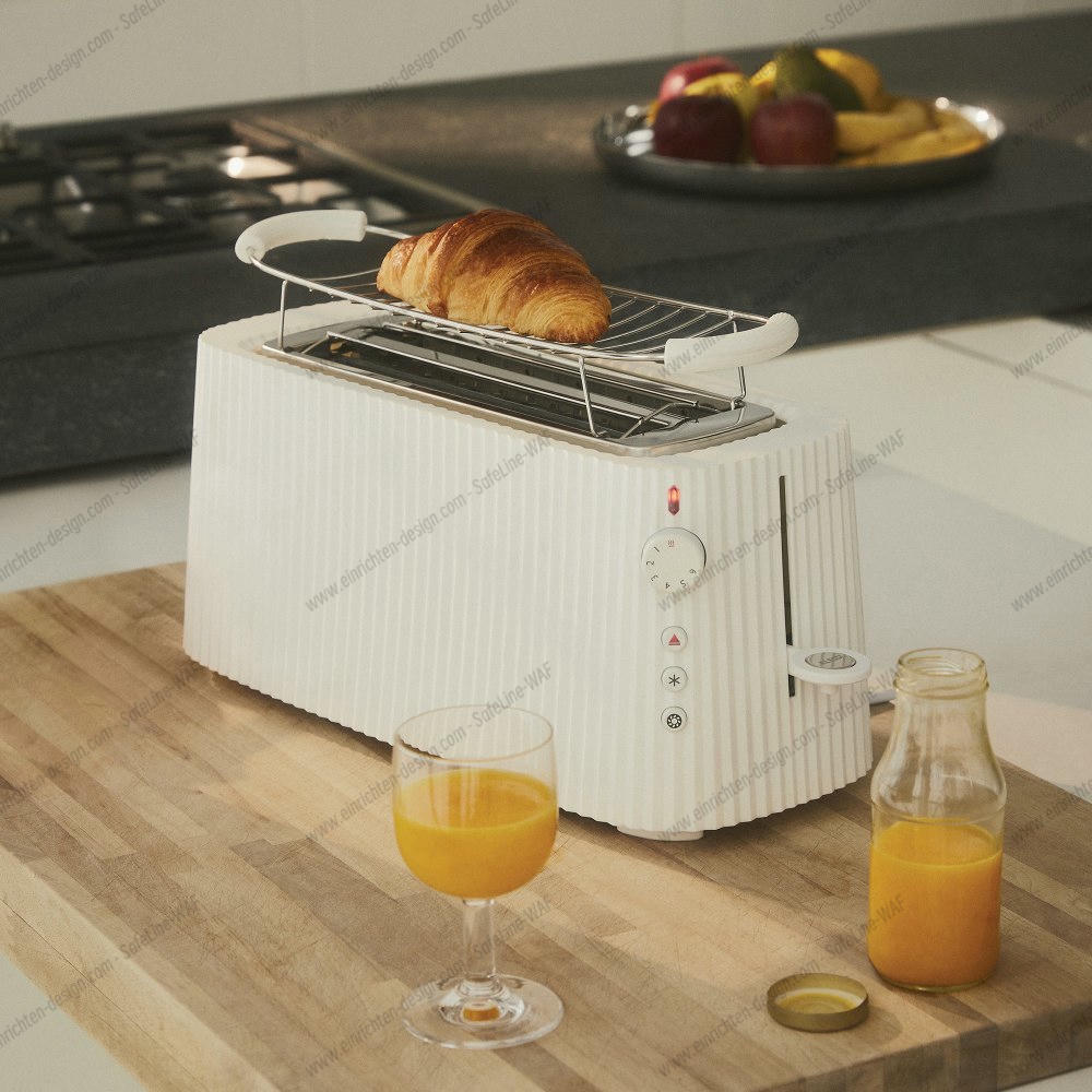 MDL15 Plissé Toaster XXL Alessi White