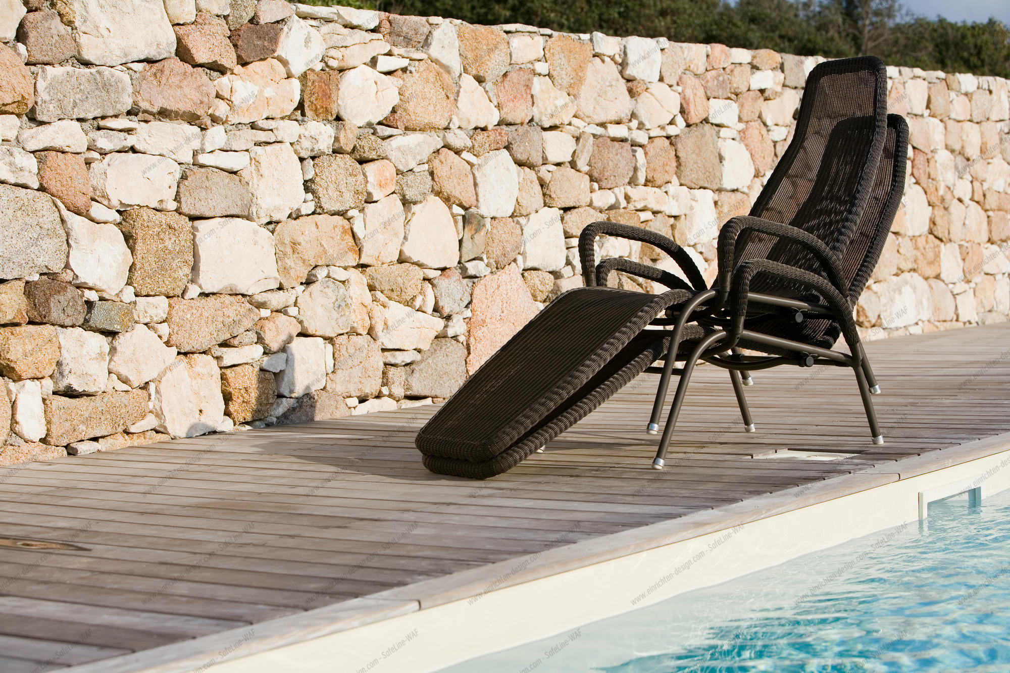 Sunrise Outdoor Sun lounger stackable Cane-Line