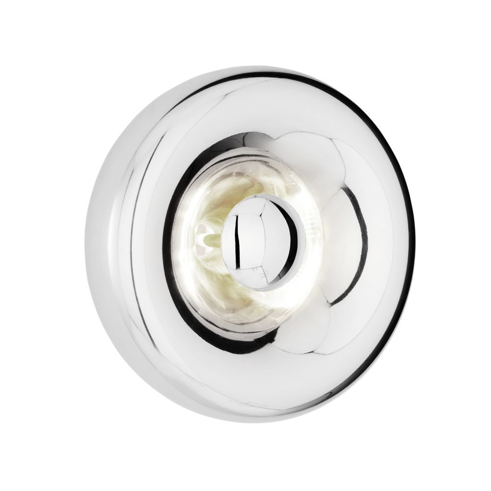 Void Surface LED Wall Light Chrome Tom Dixon