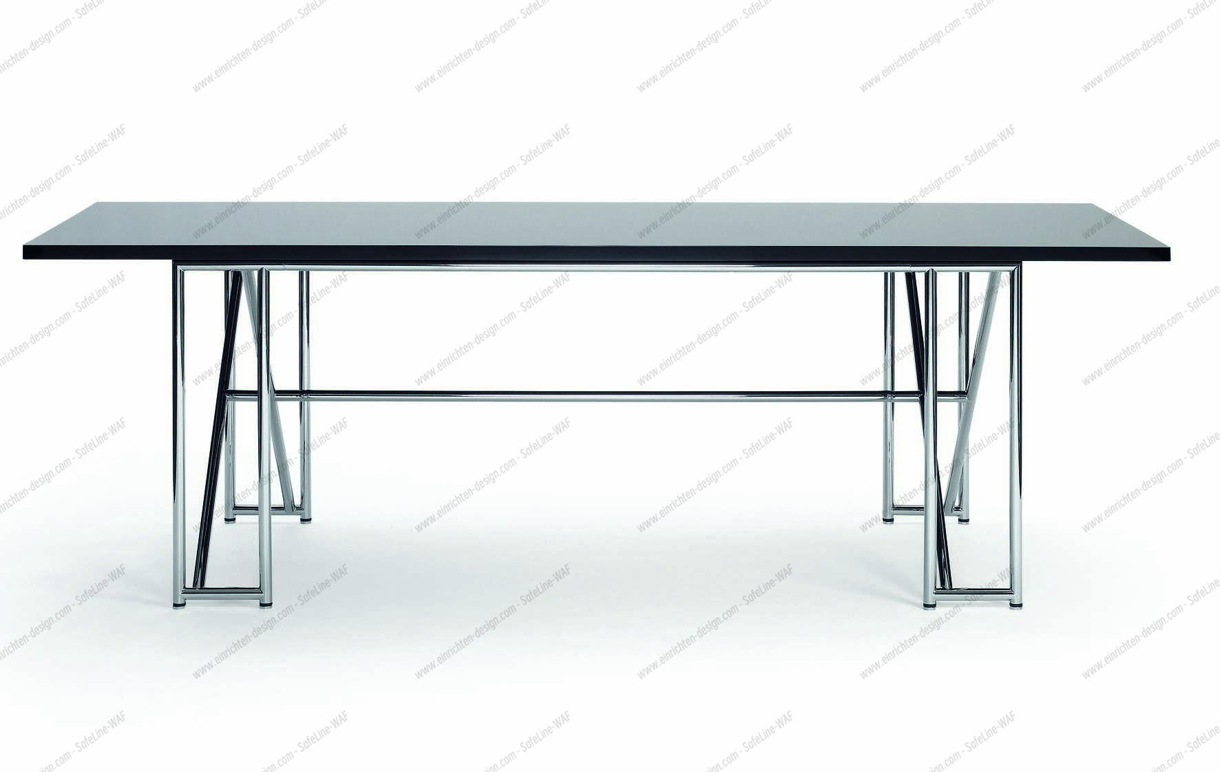 Double X table ash black 230 x 110 ClassiCon