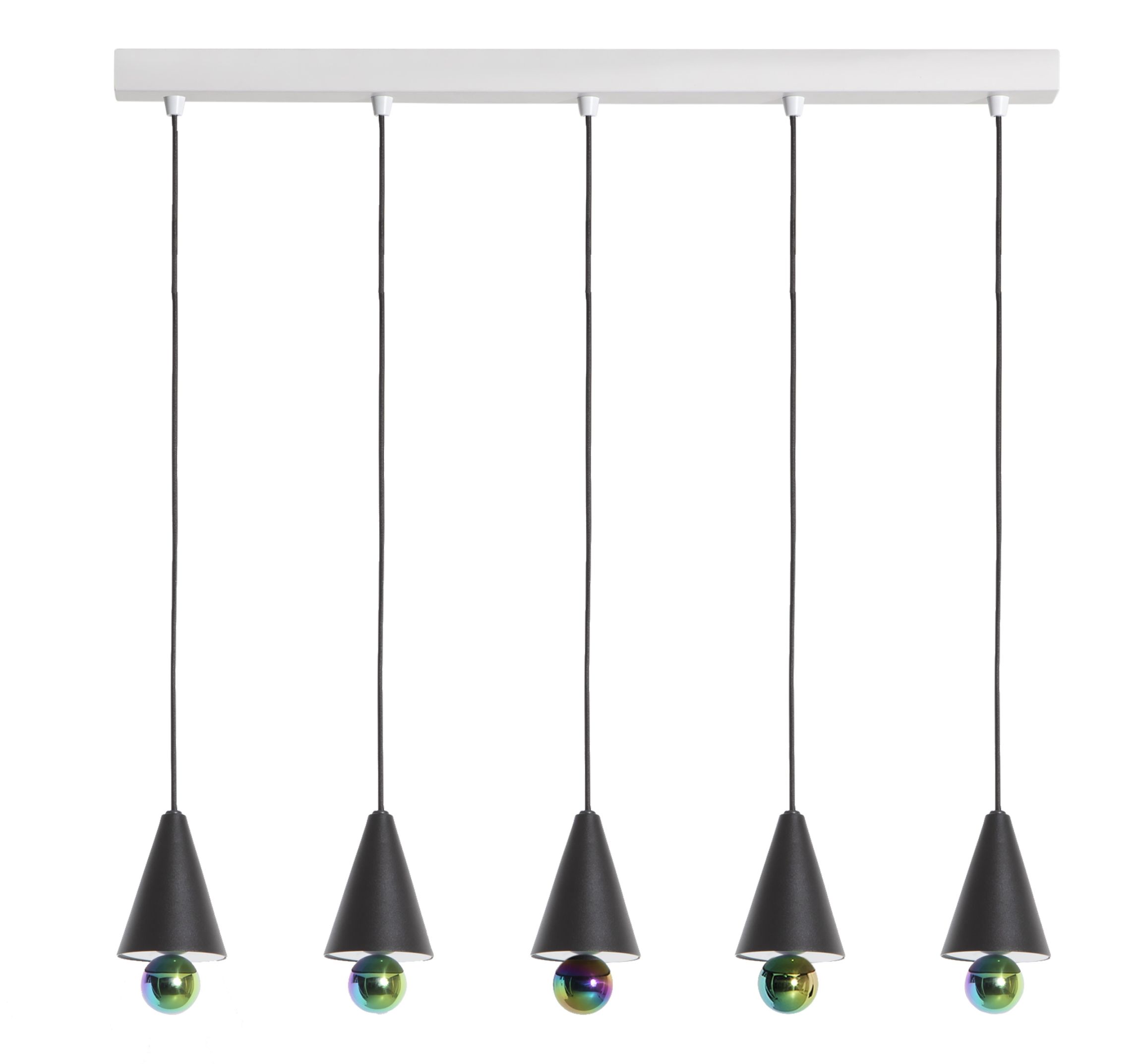 Cherry Pendant light Pendant light set of 5 Linear Petite Friture 