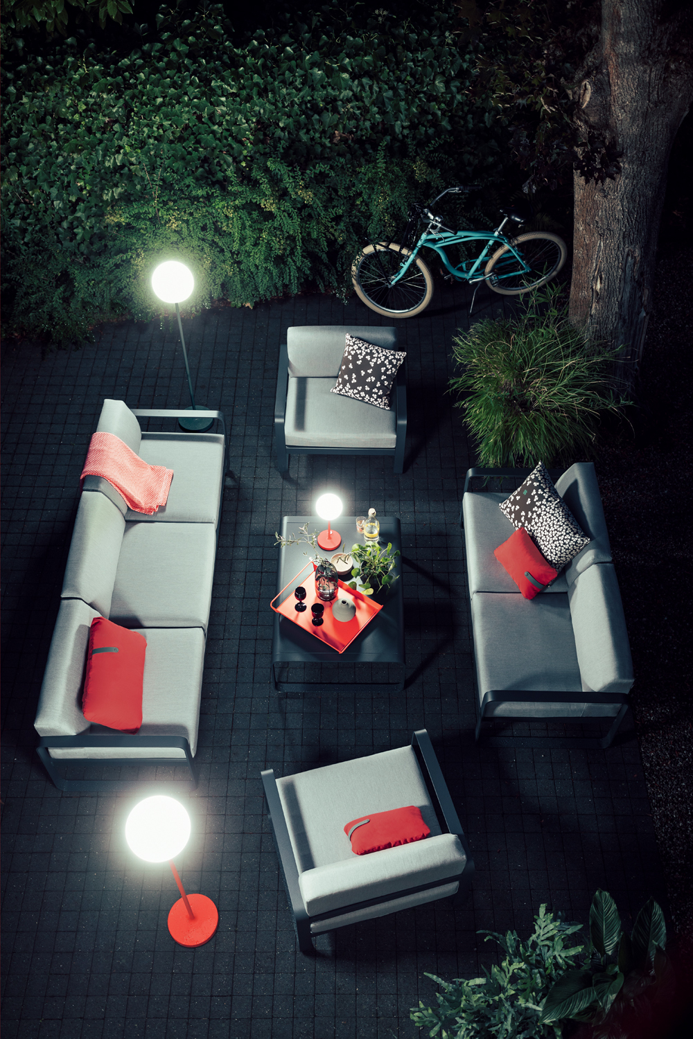 Bellevie Outdoor 3-Seater Sofa Fermob