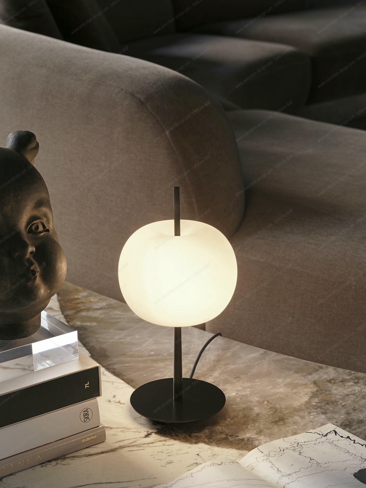 Kushi 10th Table lamp black Kdln