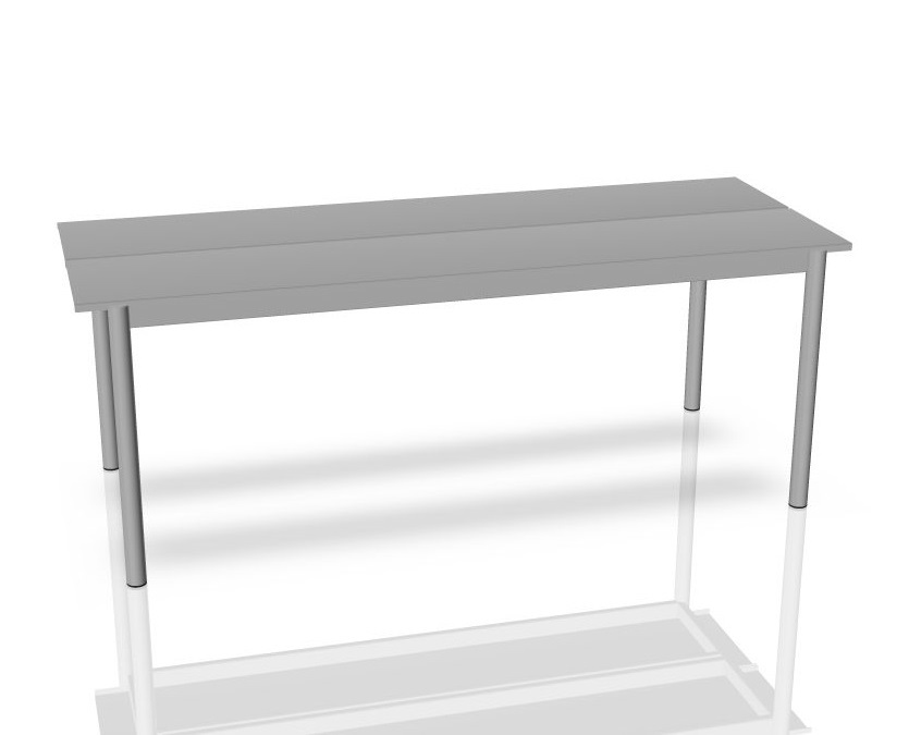 Linear Steel Table Outdoor Table 200x75 cm Grey Muuto SINGLE PIECES