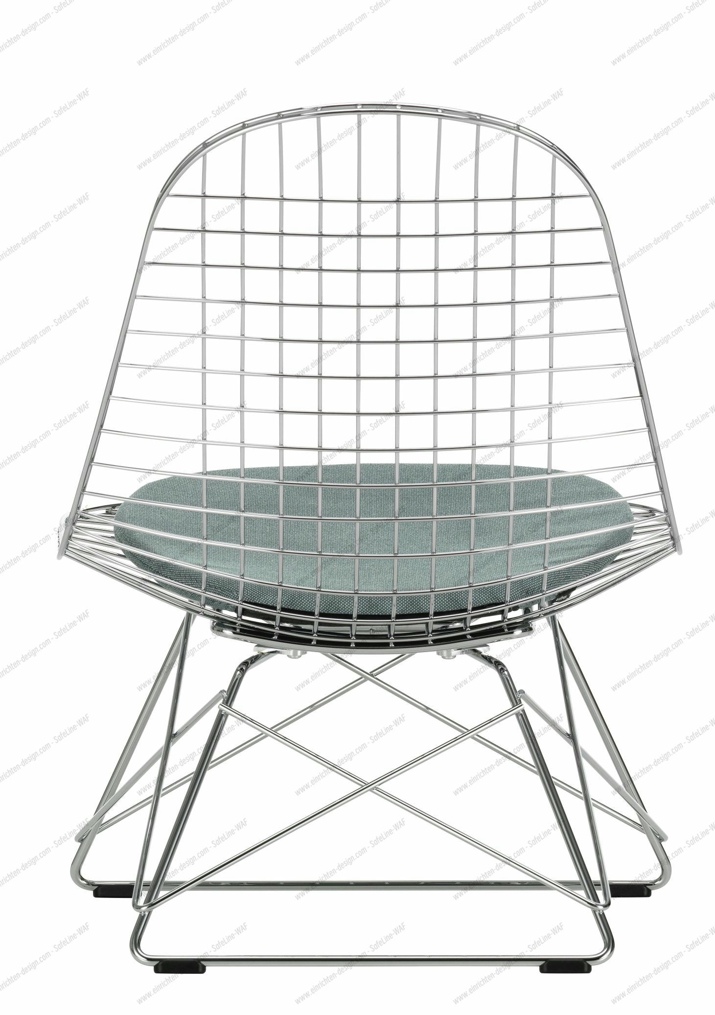LKR-5 Wire Chair Chair with Seat Cushion Vitra
