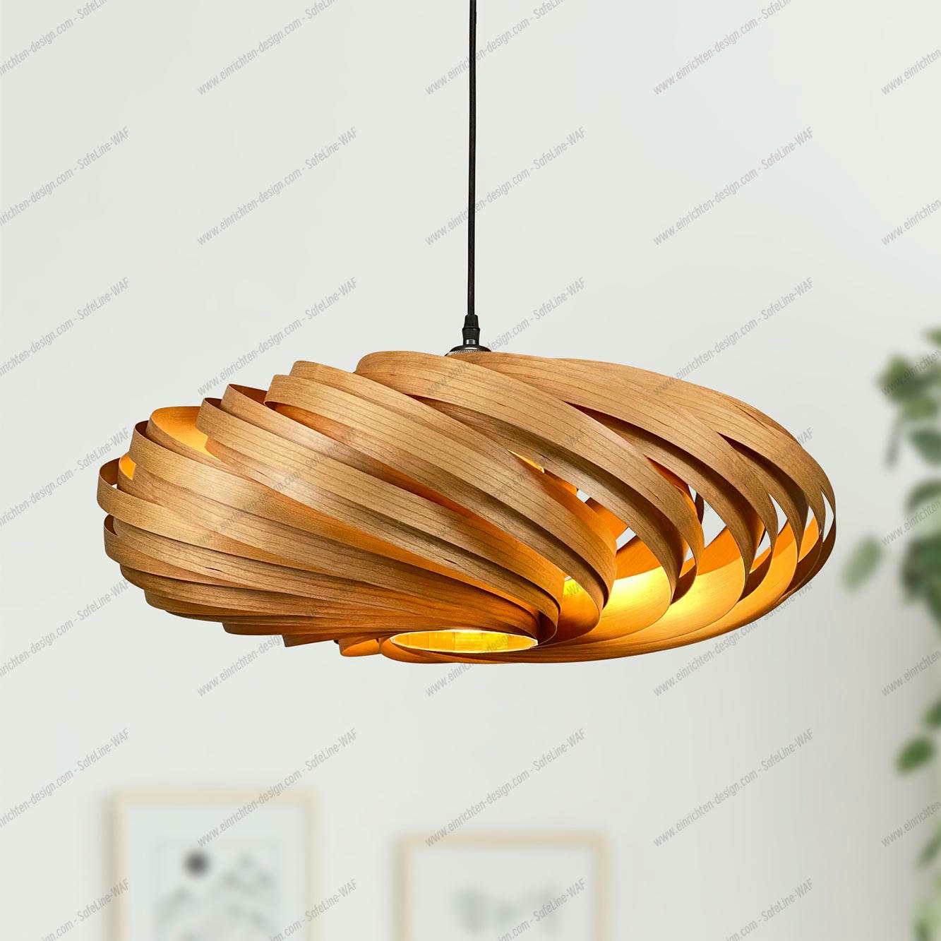 Veneria Pendant lamp Ø60 cm Cherry tree Gofurnit