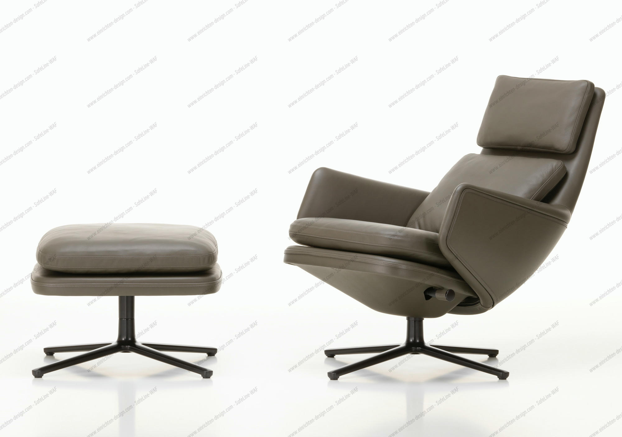 Grand Relax Armchair & Ottoman Vitra