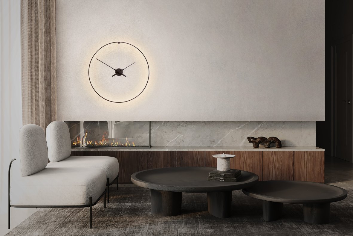 Ombra Clock wall clock nomon