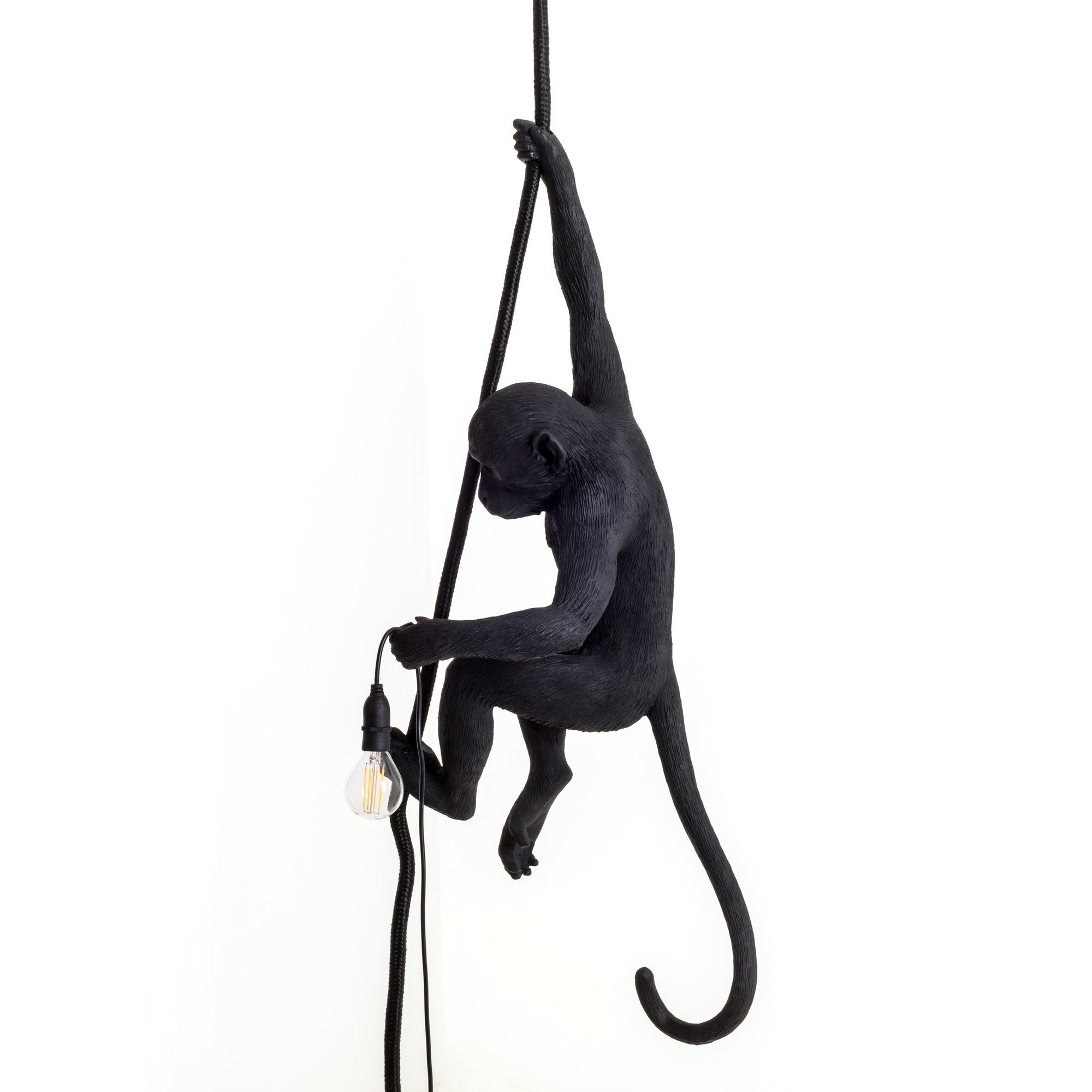 Monkey Lamp Black Pendant light Seletti SINGLE PIECES