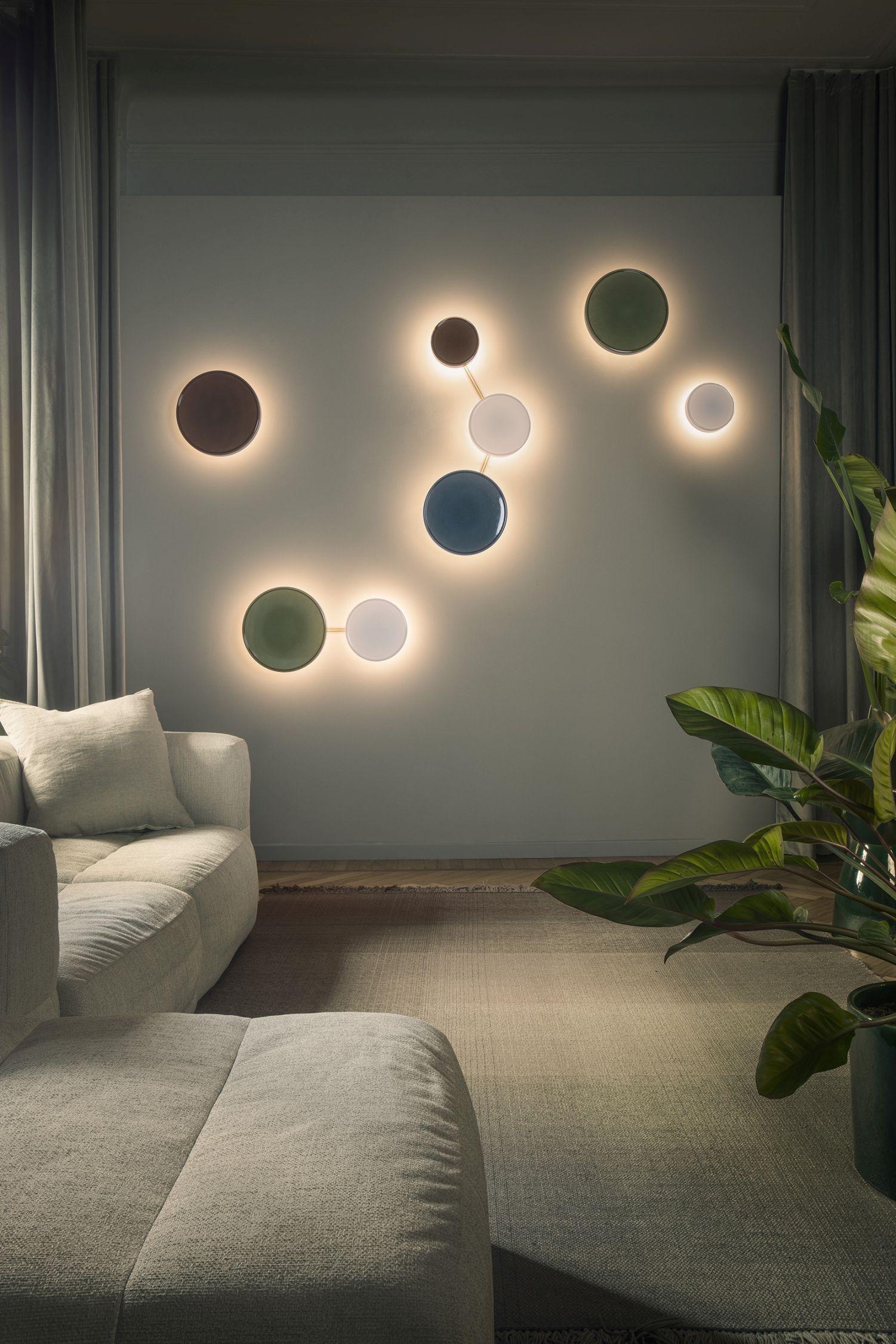 Caramel 38 wall lamp Ø38cm Opal - Triac Marset Caramel 38 wall lamp Ø38cm Opal - Triac Marset