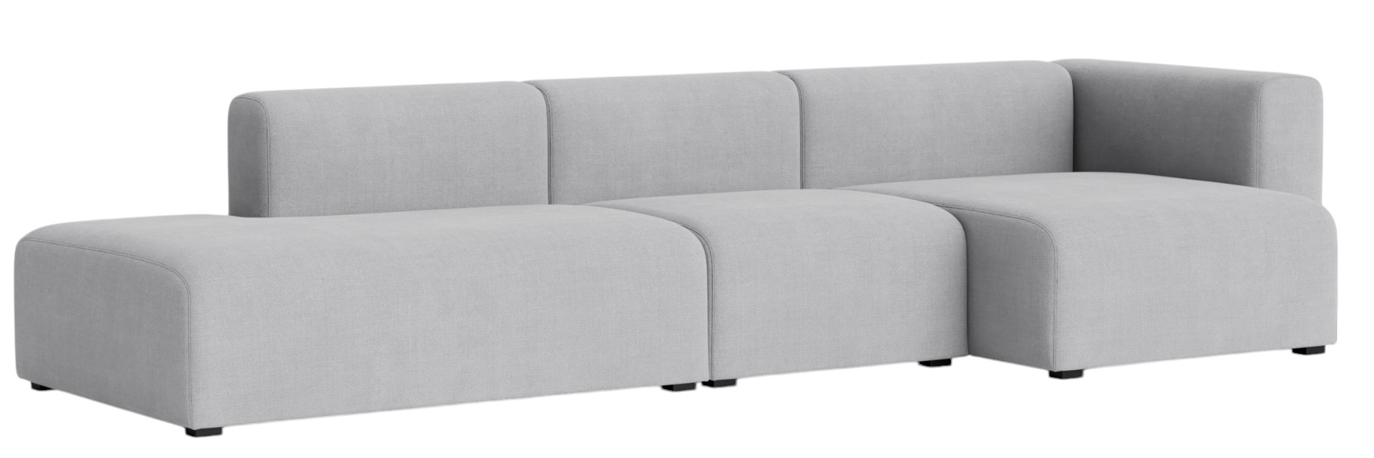 Mags Sofa 3-seater Combination 4 with armrest right Hay 
