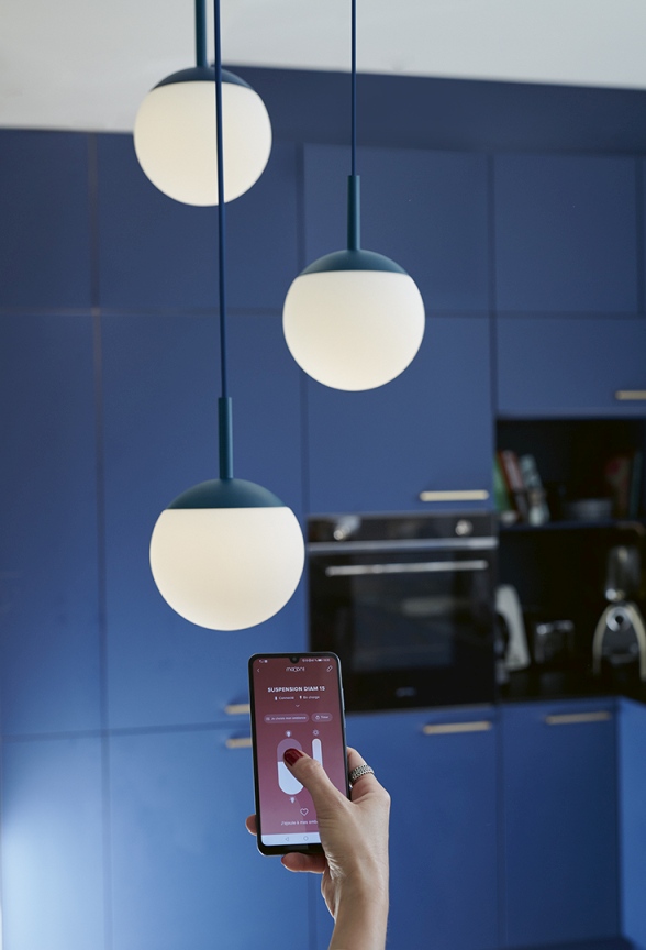 Mooon Triple Suspension Ø 15 cm pendant light Fermob Mooon Triple Suspension Ø 15 cm pendant light Fermob
