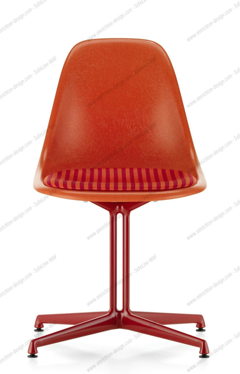 Eames Fibreglass Side Chair La Fonda Red Orange Vitra LIMITED EDITION 