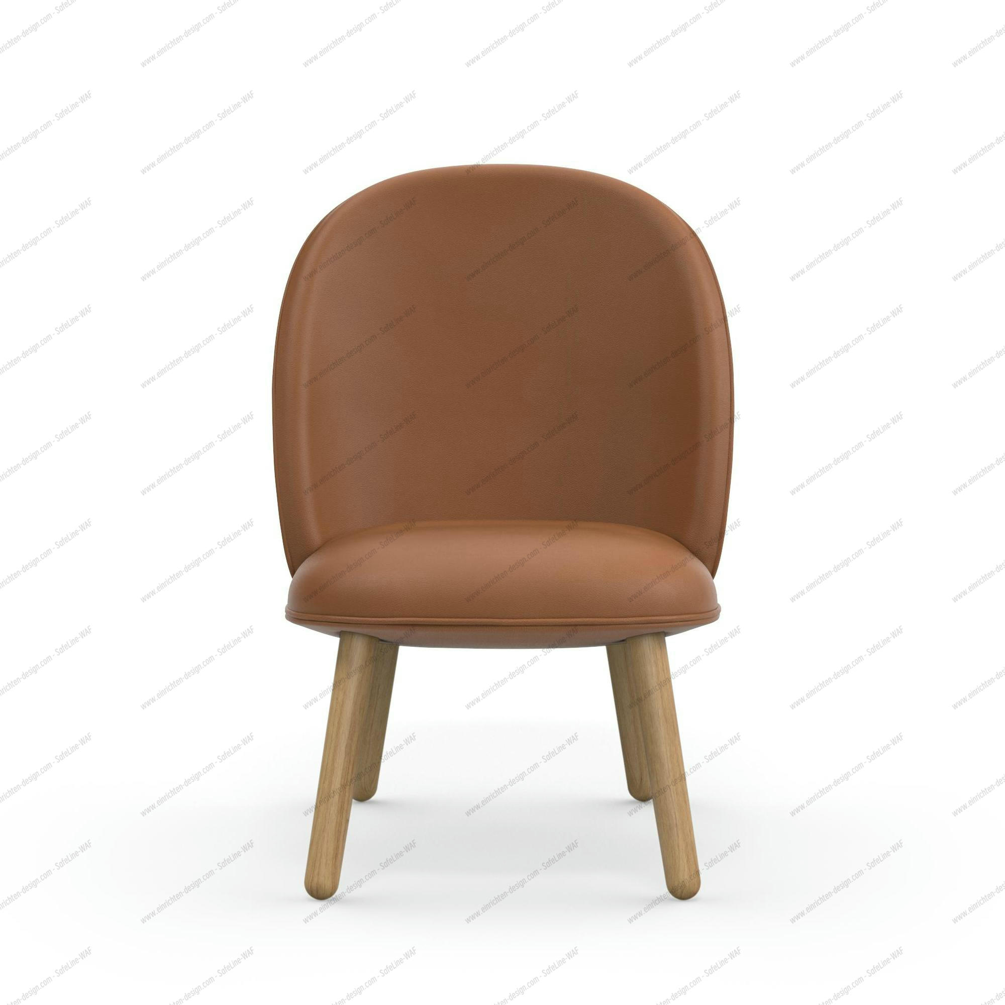 Ace Lounge Chair oak Normann Copenhagen Ultraleather