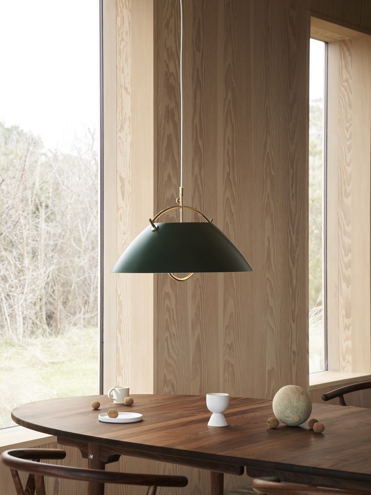 HJW37 The Pendant with lift Pendant light Carl Hansen & Søn