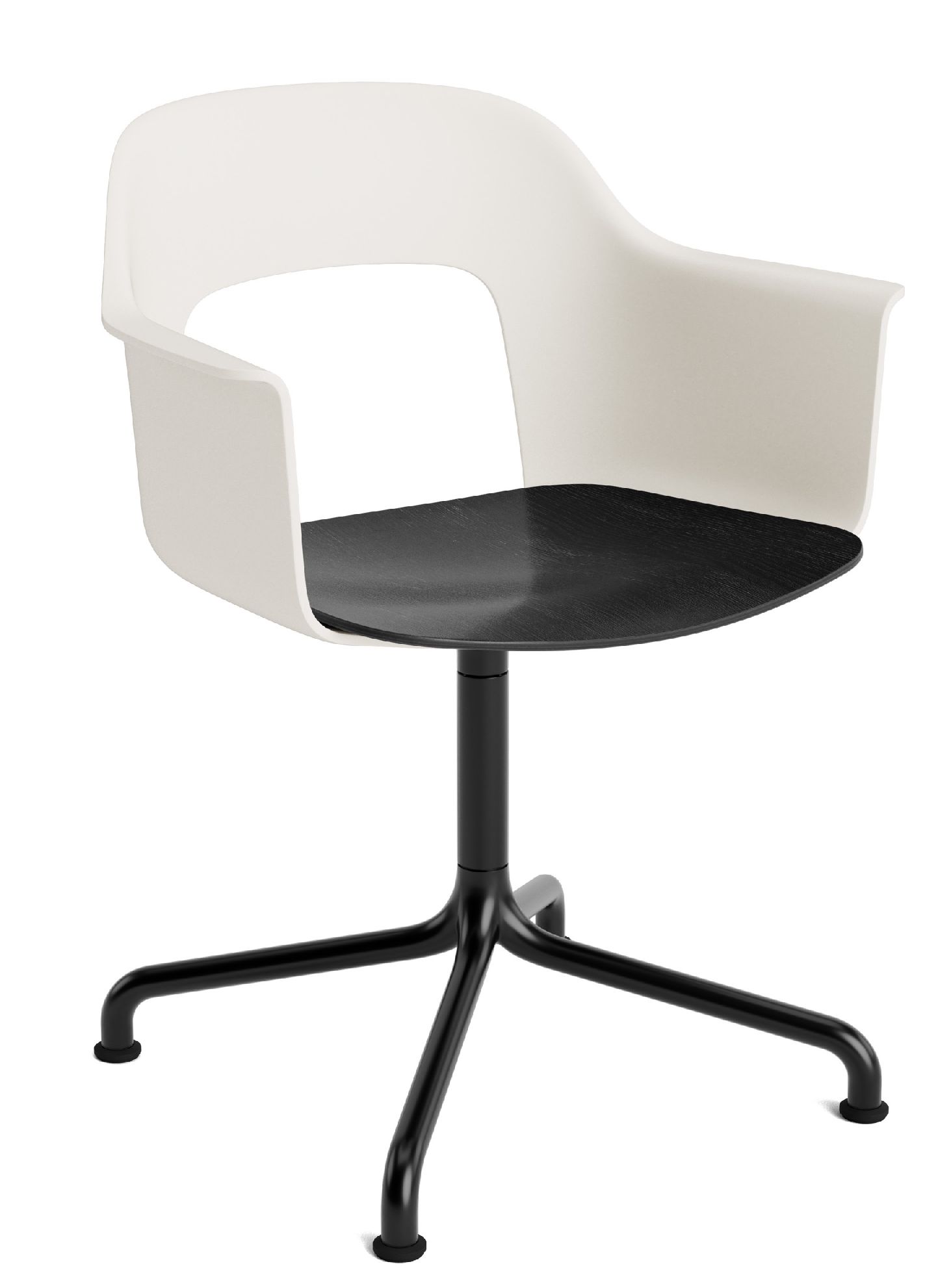 Layout Armchair 252 Armchair 4-star base swivel base with curved base Hay  